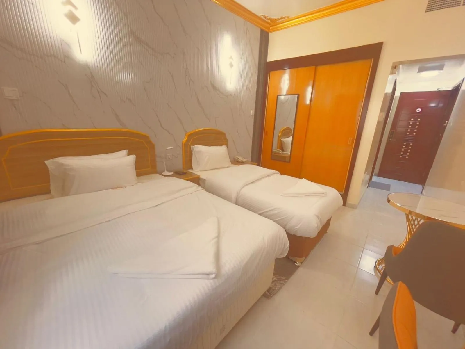 Bed in Galaxy Star Hotel