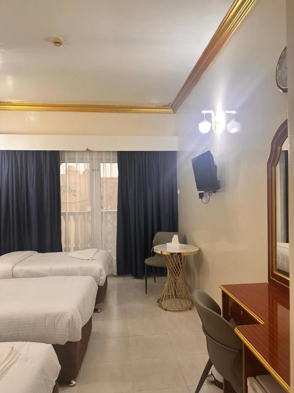 Bed in Galaxy Star Hotel