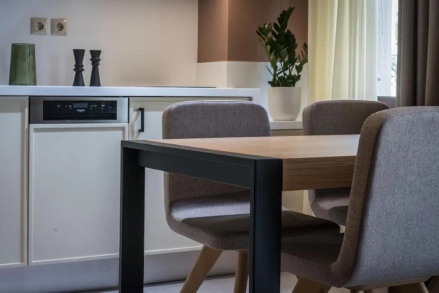 Kitchen or kitchenette in Centro Vero Suites by Omilos Hotels
