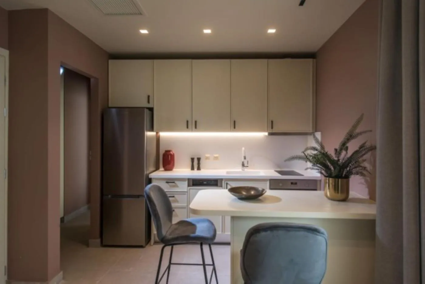 Kitchen or kitchenette in Centro Vero Suites by Omilos Hotels