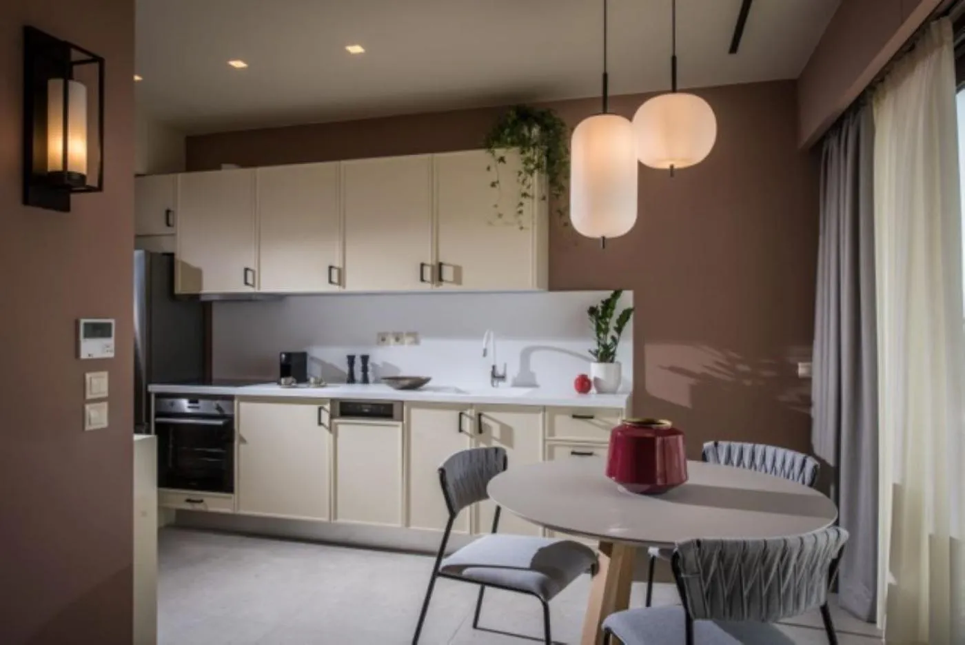 Kitchen or kitchenette in Centro Vero Suites by Omilos Hotels