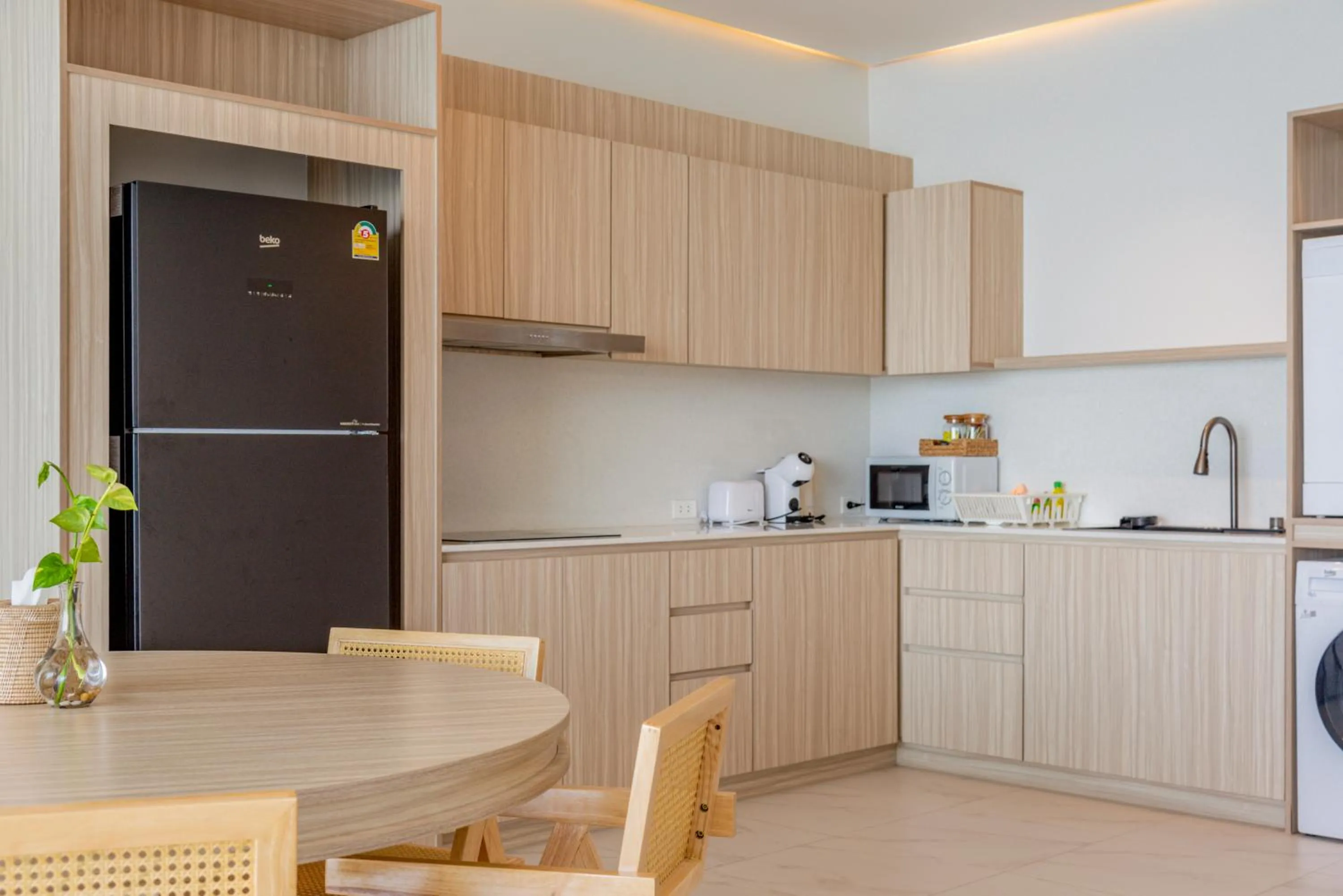 Kitchen or kitchenette in Replay Pool Villa