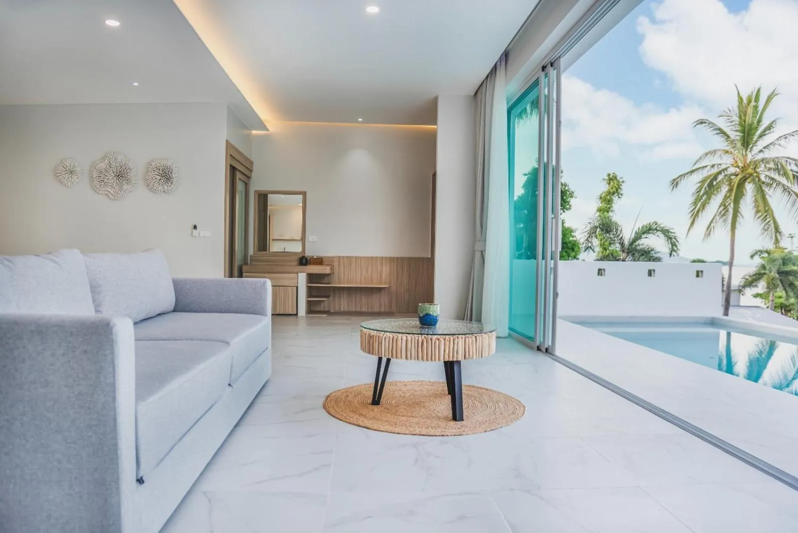 Living room in Replay Pool Villa