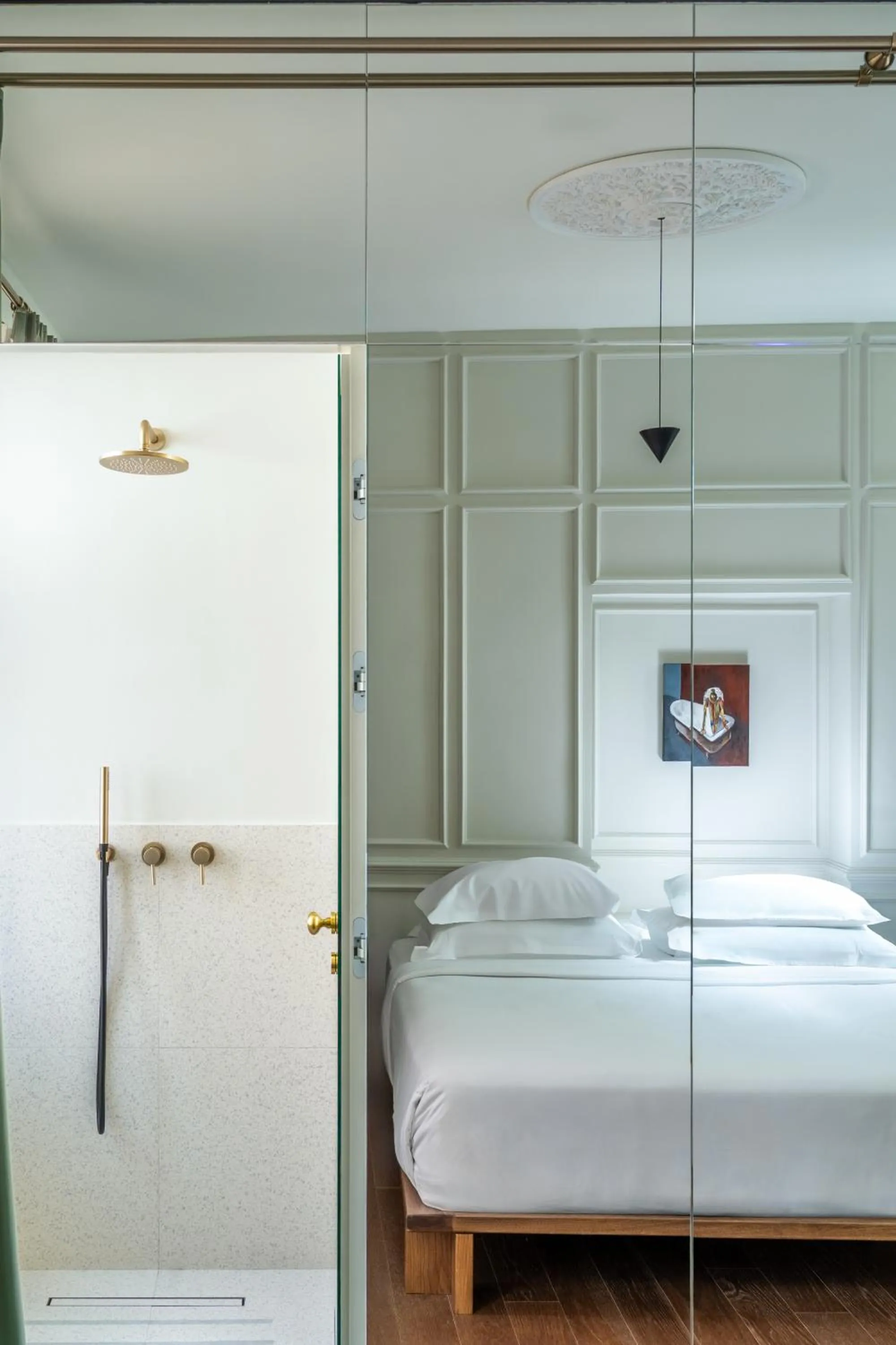 Bedroom, Bed in Nosteo