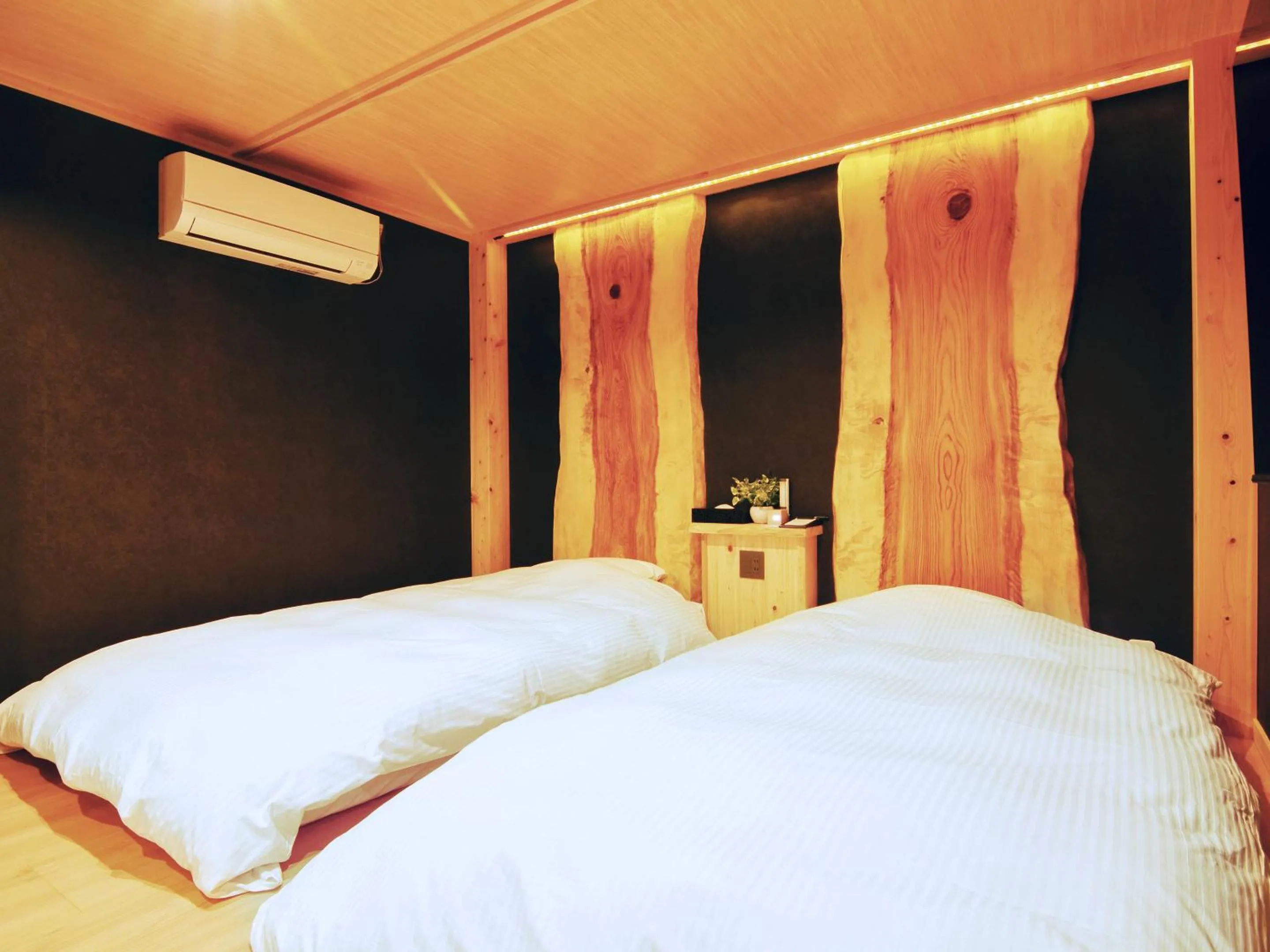 Bed in Totonoinoyado Shuntouan