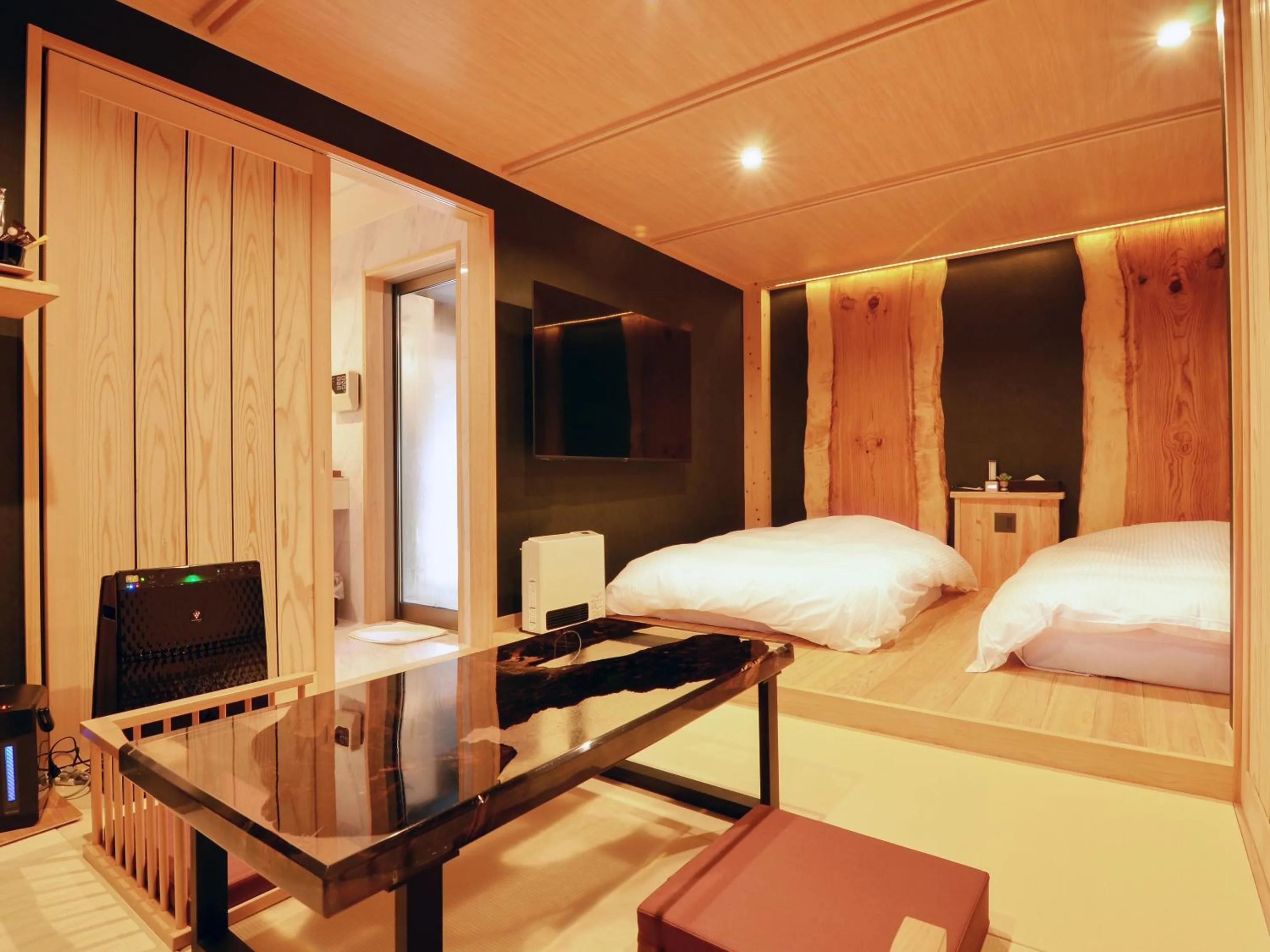 Living room, Bed in Totonoinoyado Shuntouan