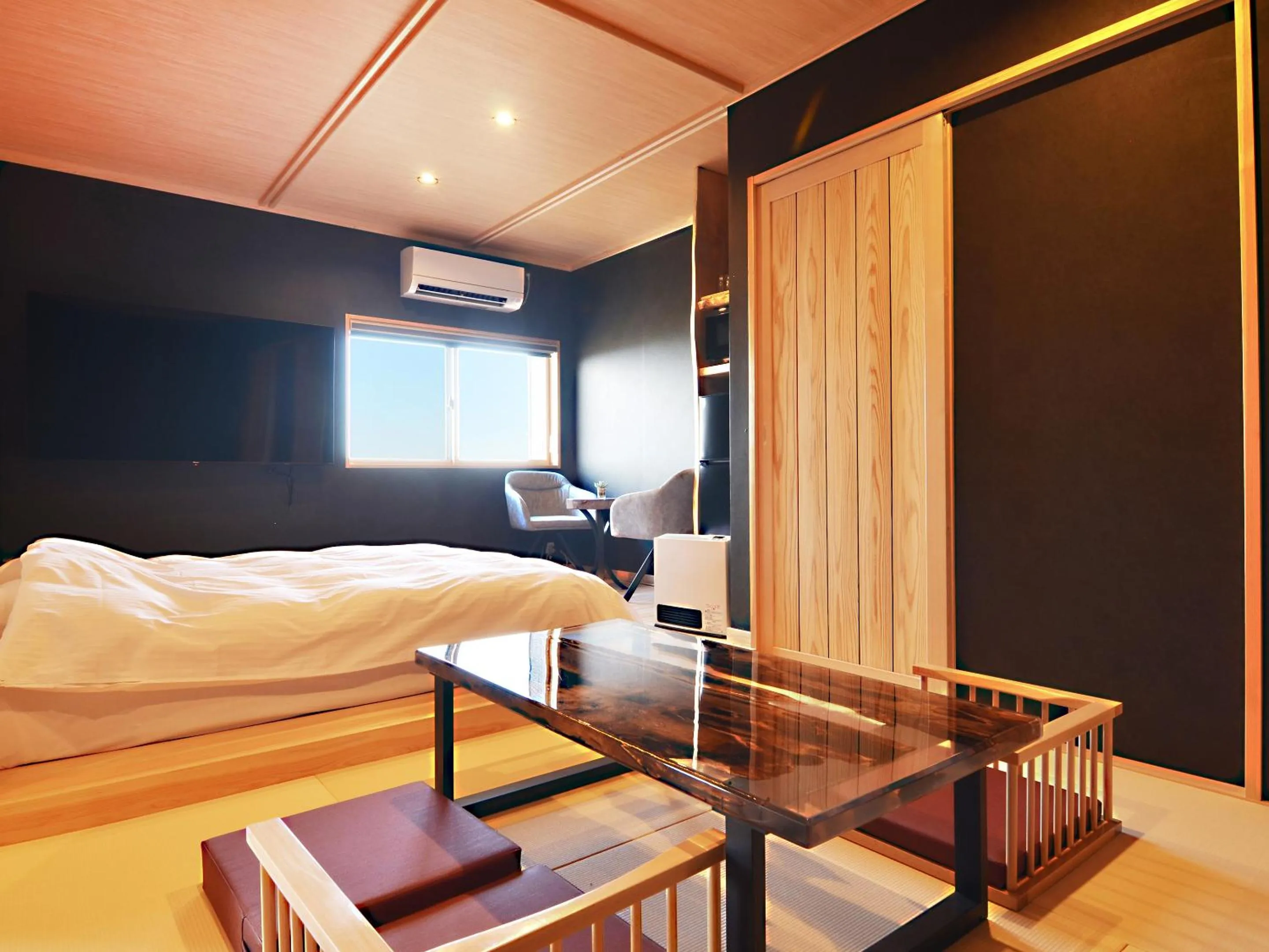 Bed in Totonoinoyado Shuntouan