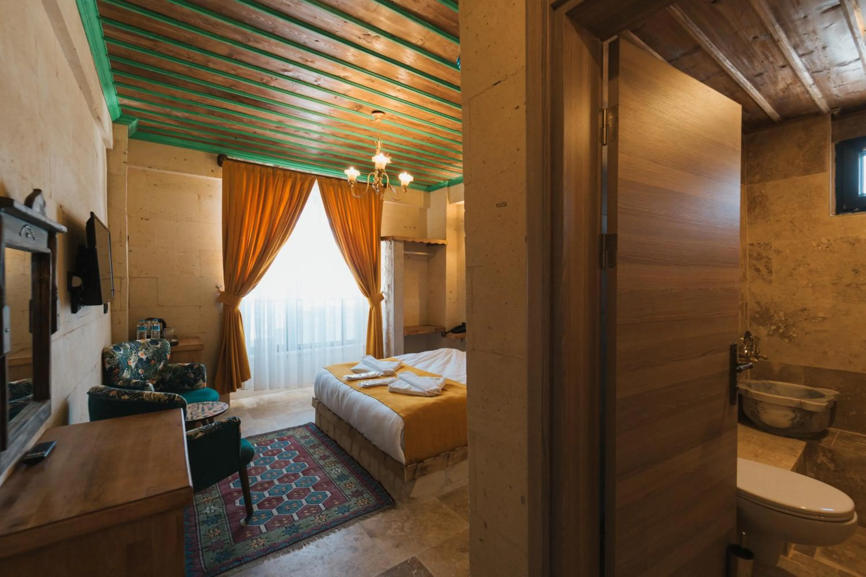 View (from property/room), Bed in Muse Cappadocia