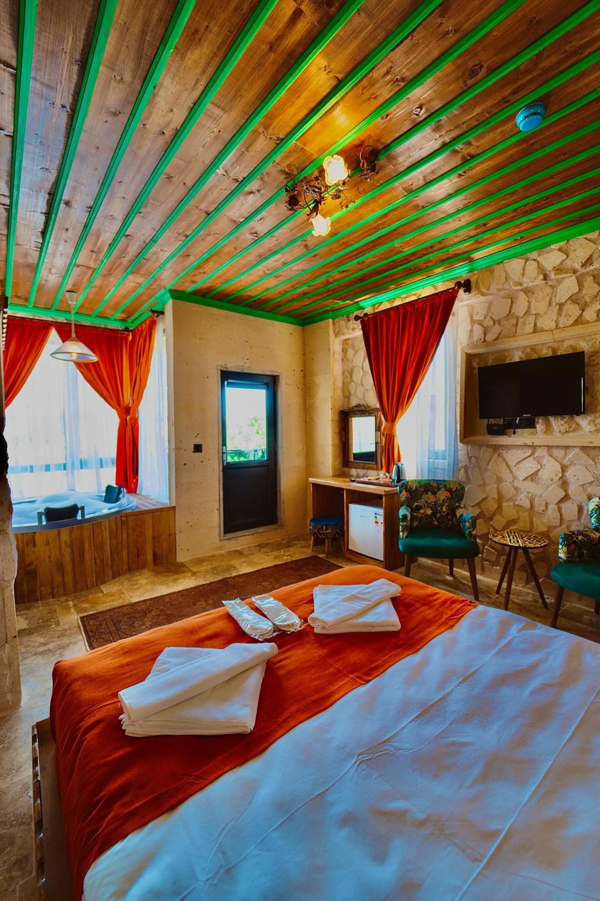 Bedroom, Bed in Muse Cappadocia