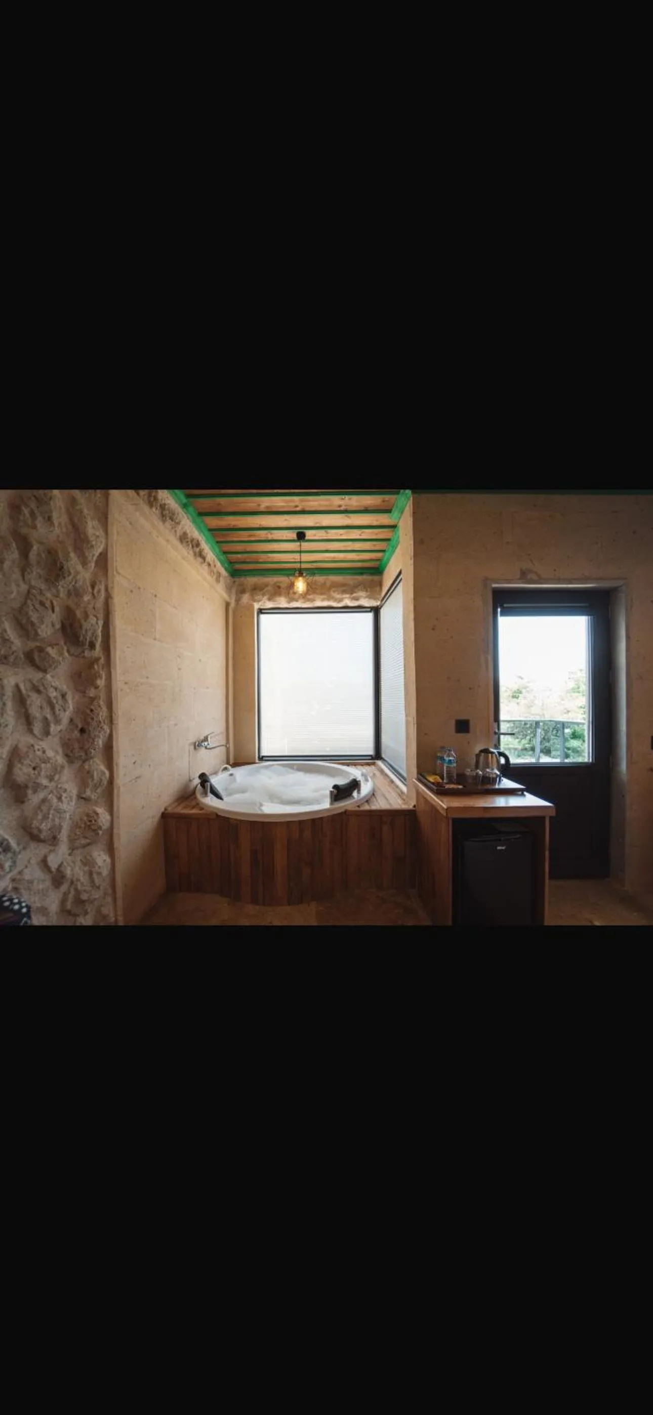 Bathroom, Bed in Muse Cappadocia