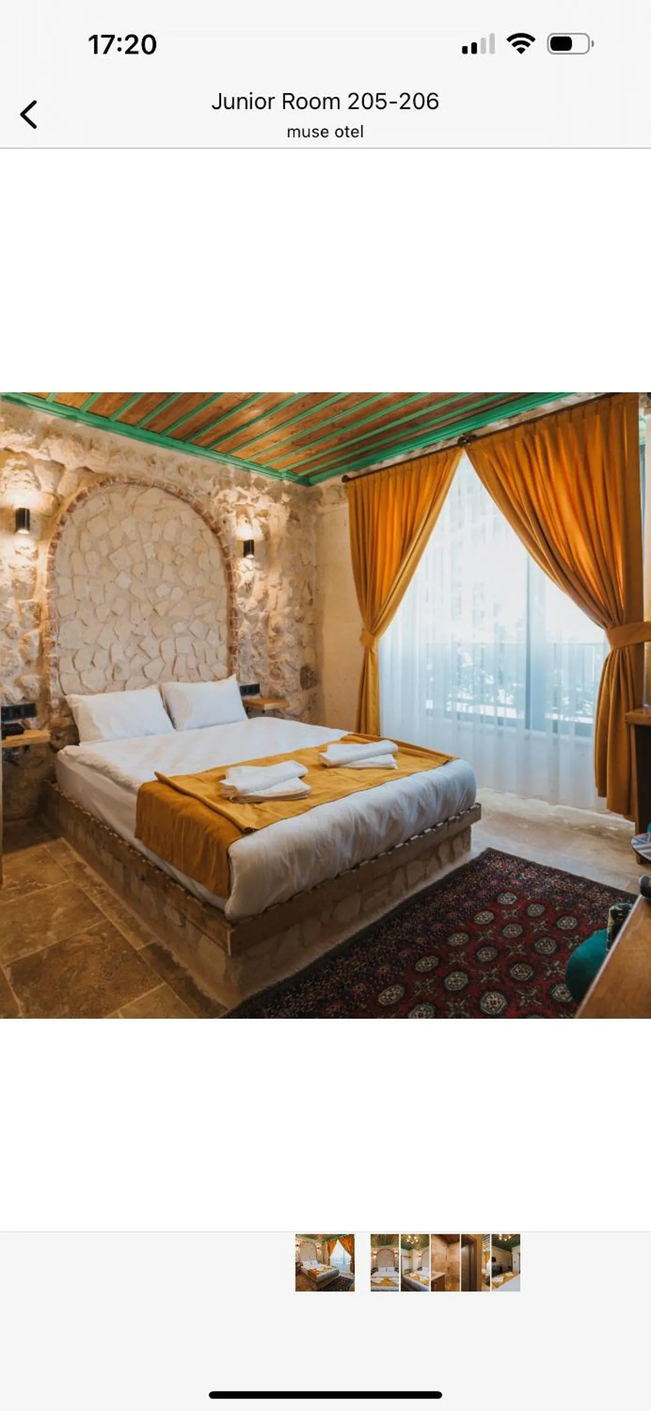 Bed in Muse Cappadocia