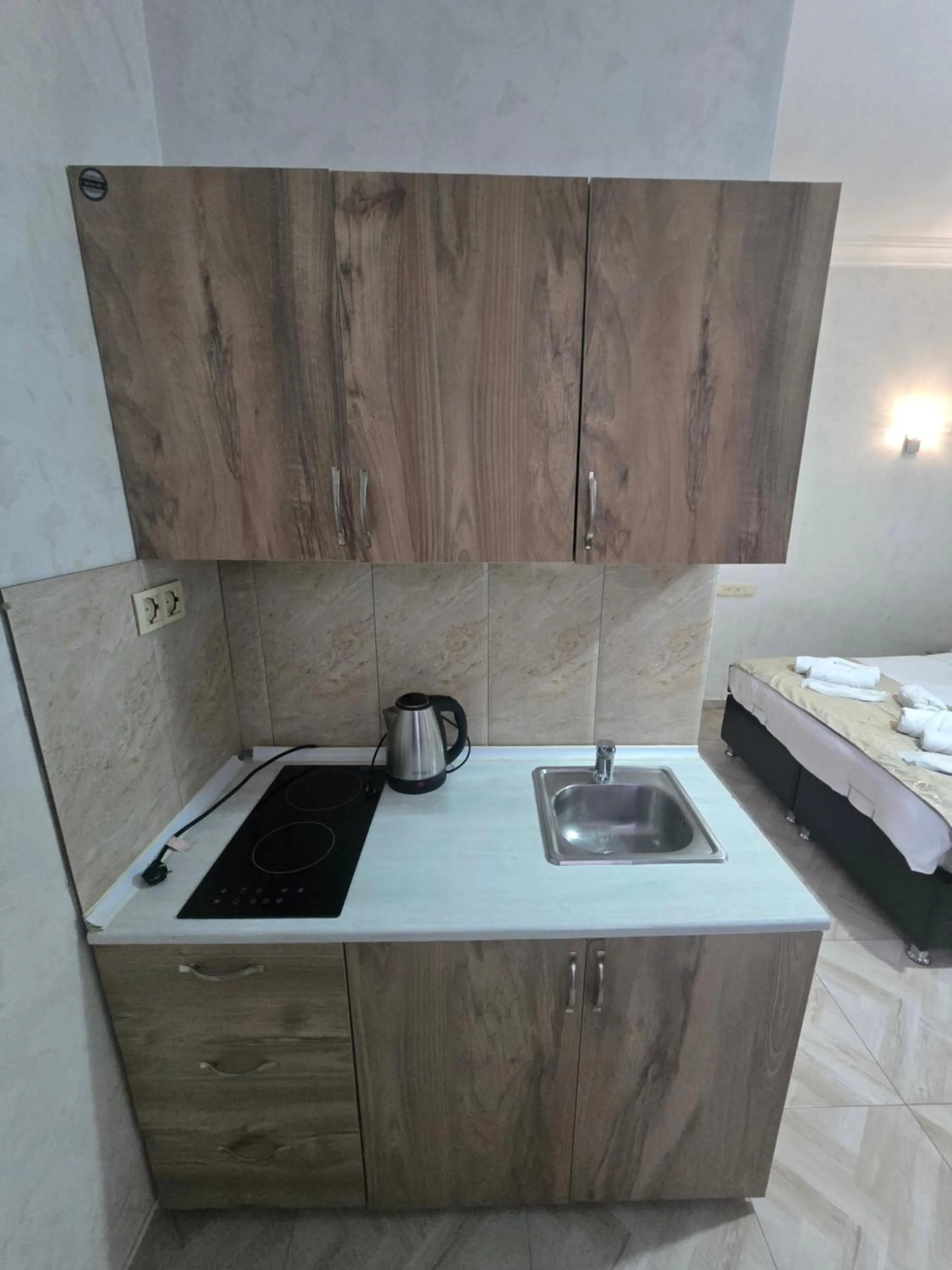 Kitchen or kitchenette in Batumi Inn Hotel