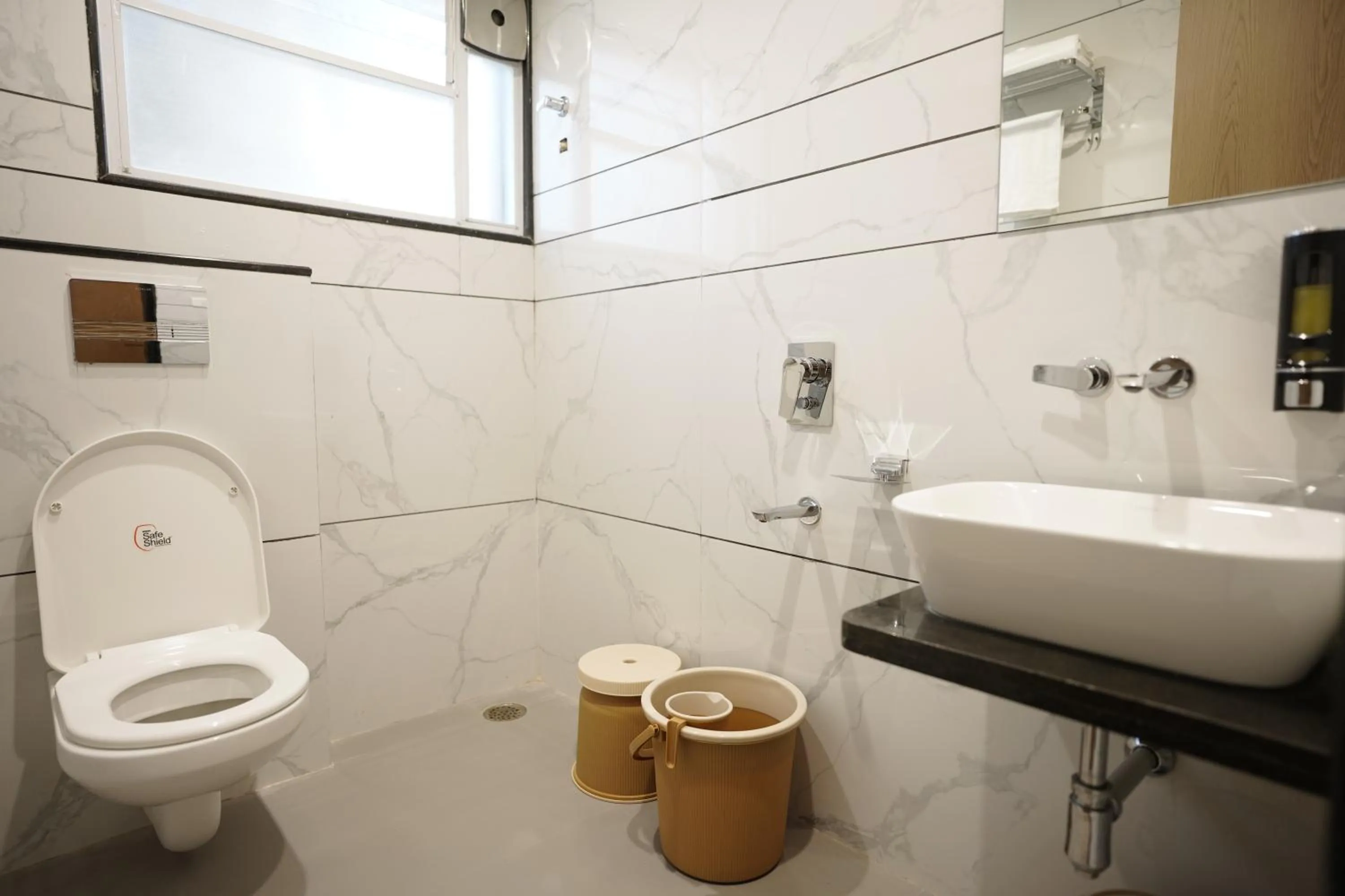 Shower in A Square Executive Hotel