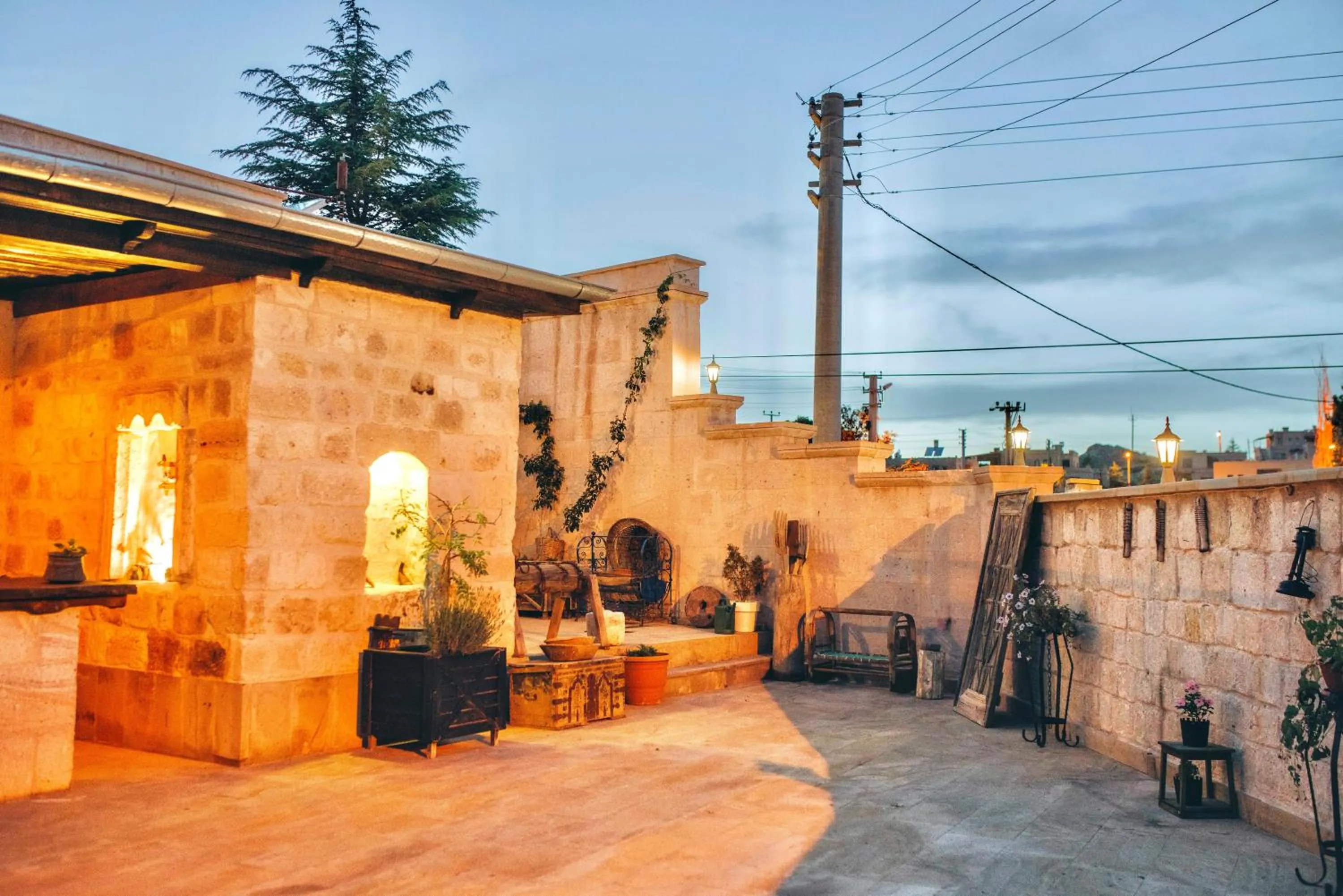Decorative detail in Solin Cave Cappadocia