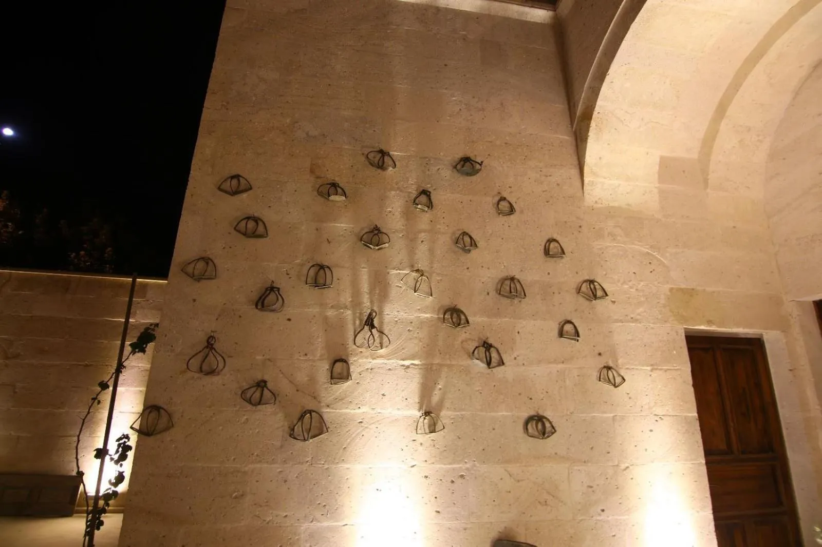 Decorative detail in Solin Cave Cappadocia