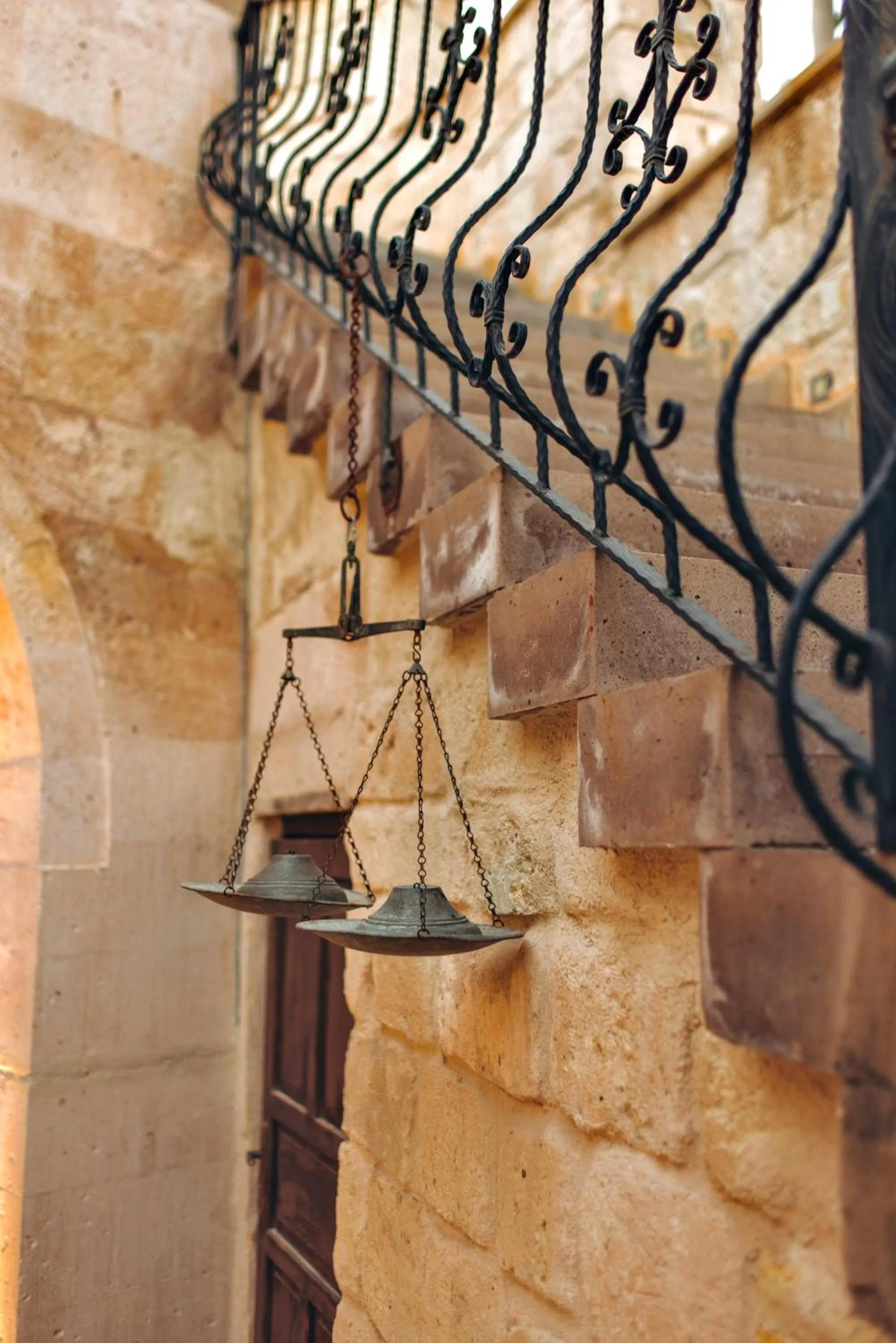 Decorative detail in Solin Cave Cappadocia