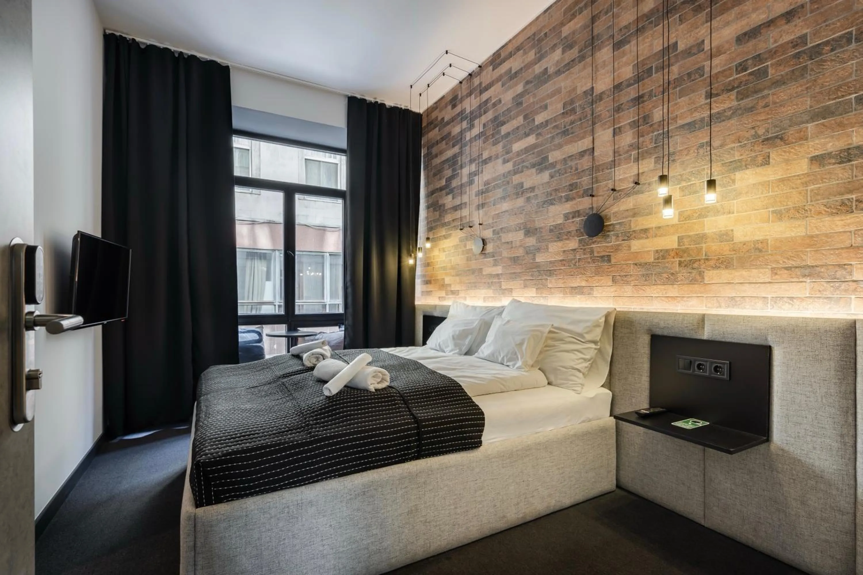 Bed in Vaci Loft Suites