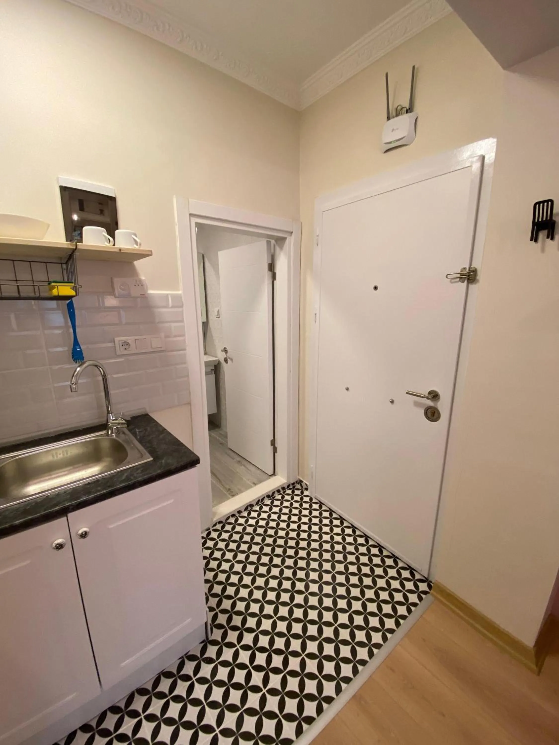 Kitchen or kitchenette in Sapphire Suites Taksim