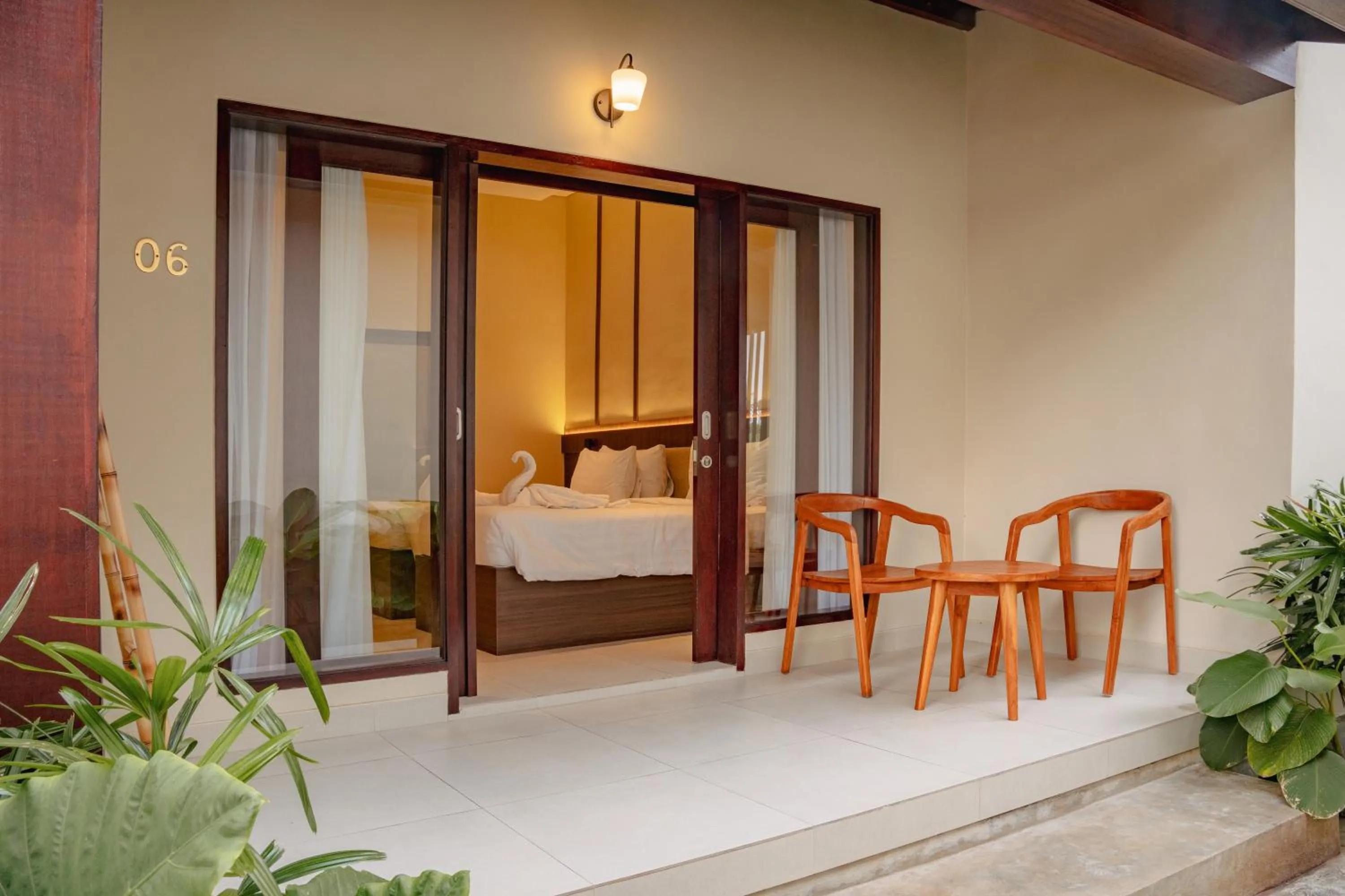 Bed in Tut Winten a Tranquil Living Villa Ubud