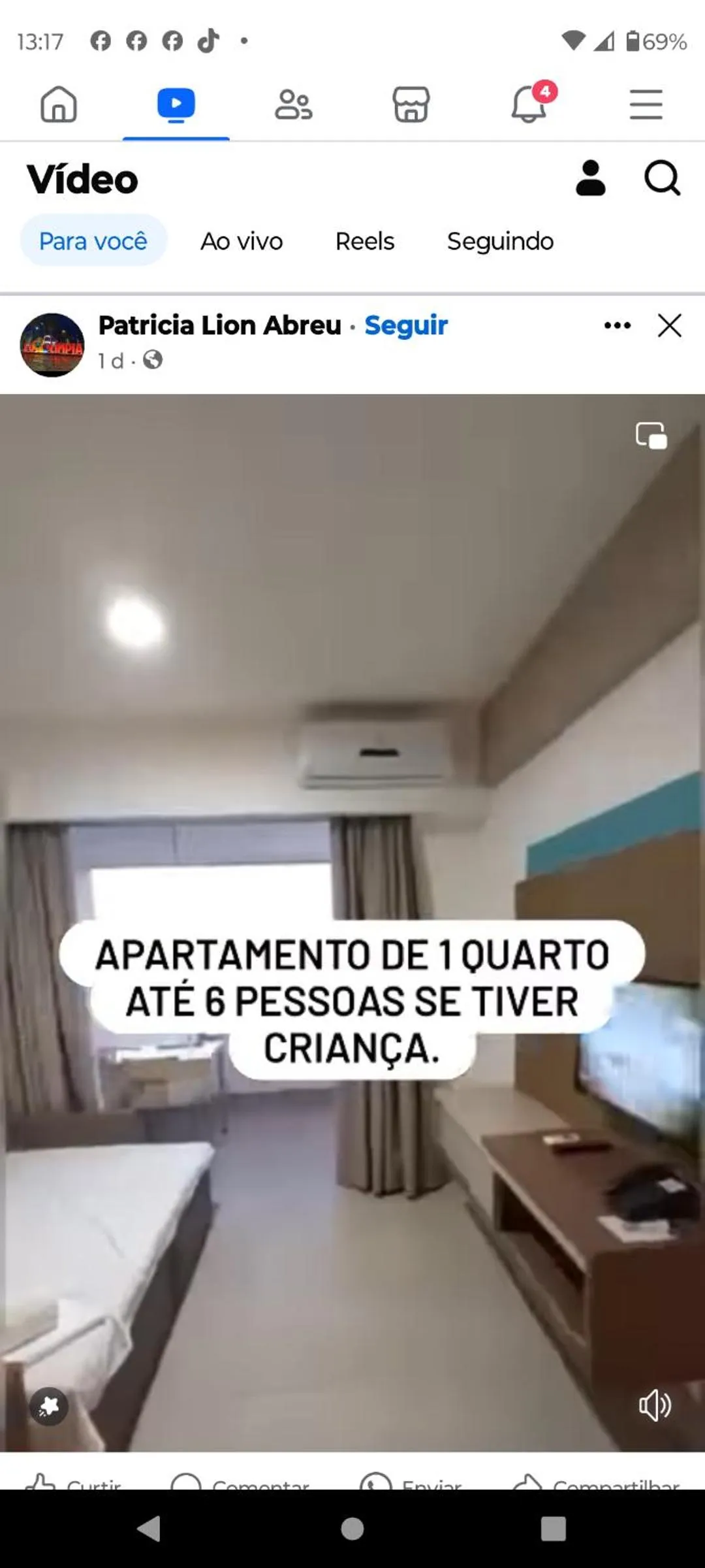 Bed in Ondas praia resort