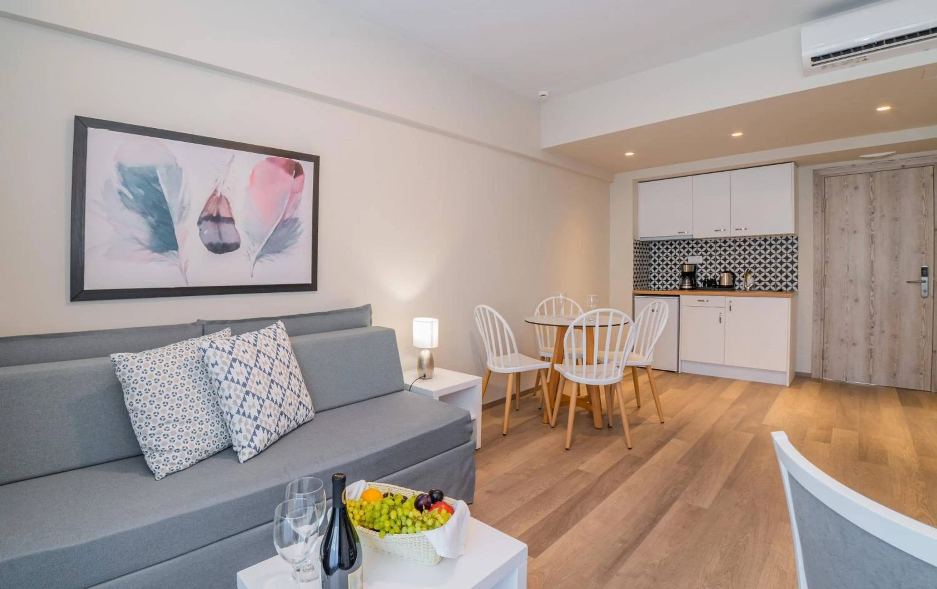 Kitchen or kitchenette in Bio Suites Hotel & Spa