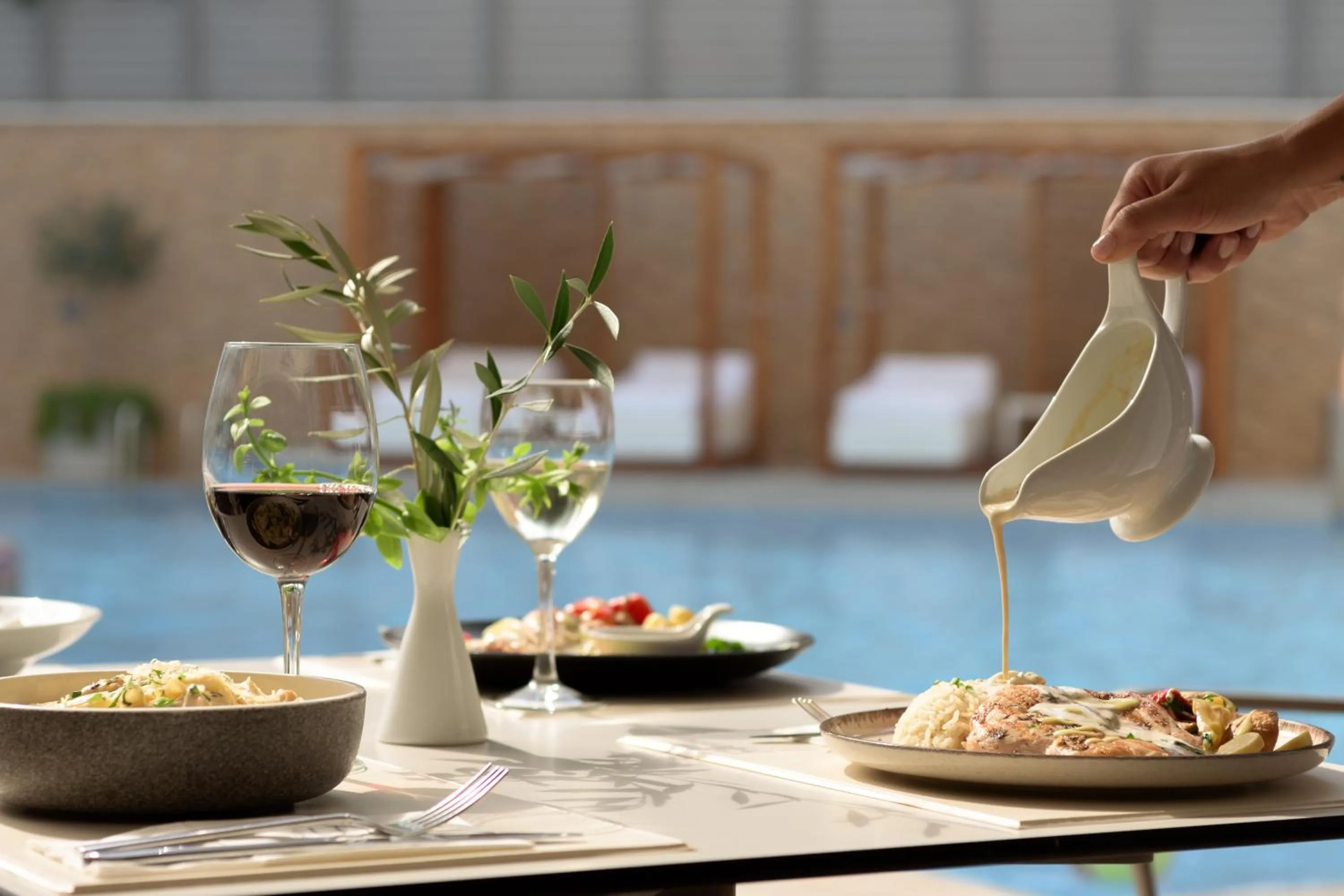 Restaurant/places to eat in Bio Suites Hotel & Spa