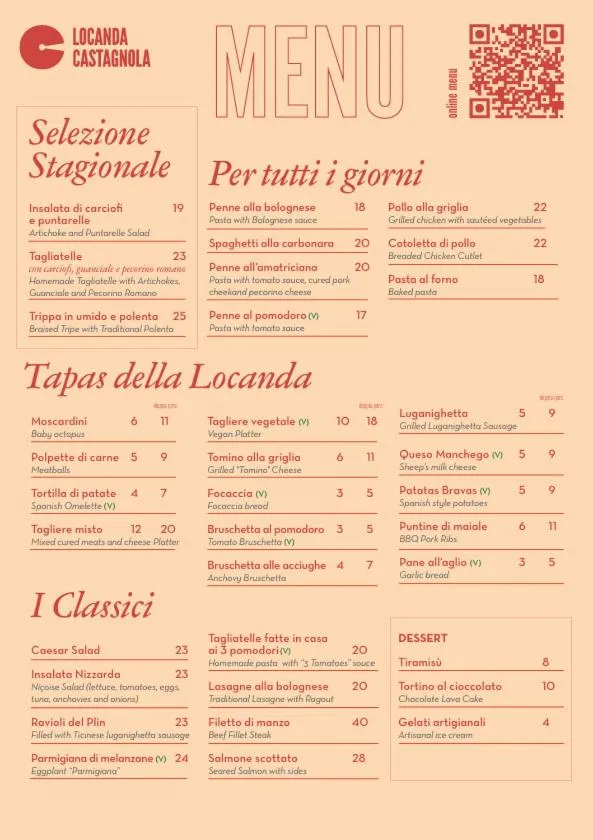 Restaurant/places to eat in Hotel Locanda Castagnola