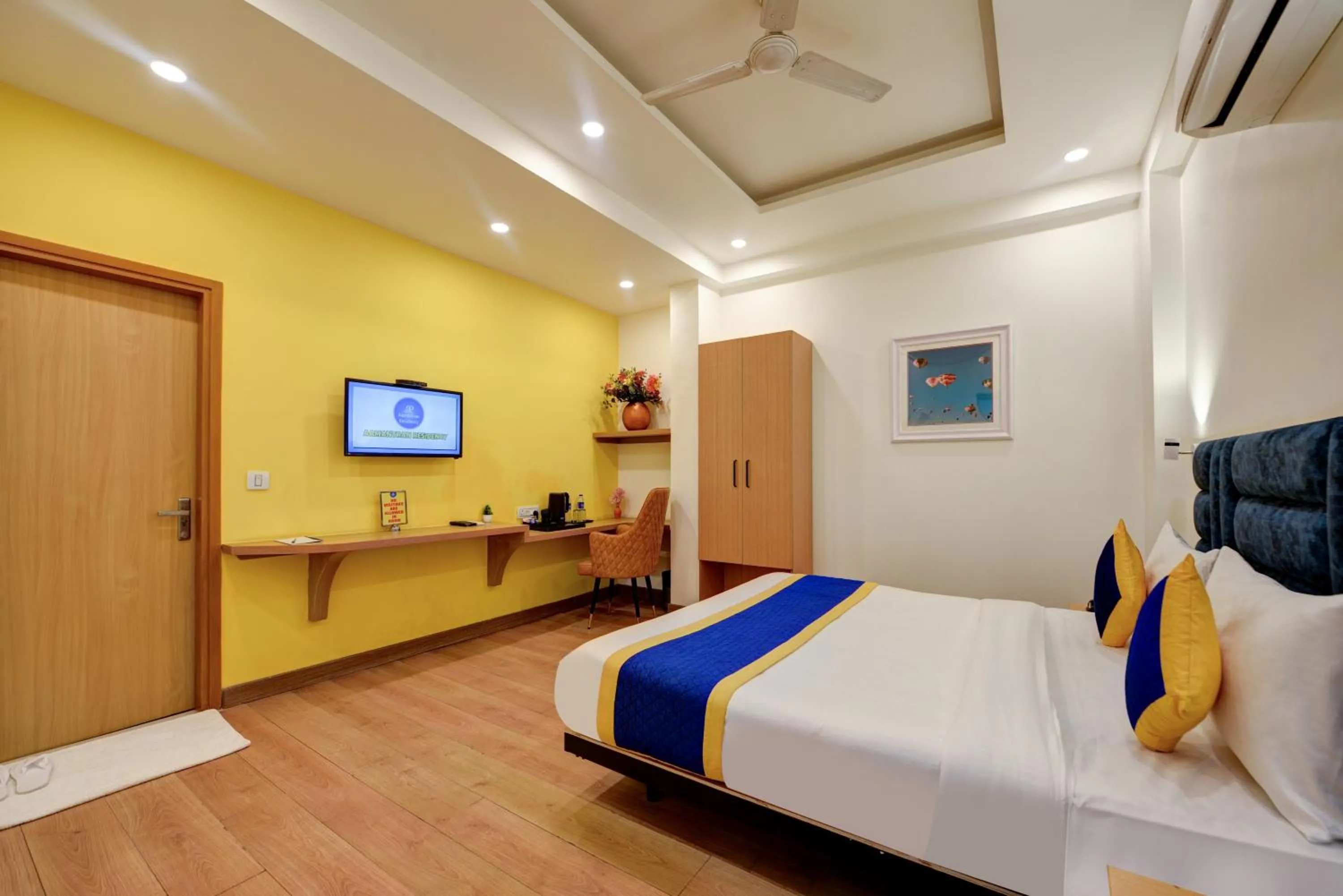 Bed in Aamantran Residency Hotel, Sohna Road, Sector 49, Gurugram