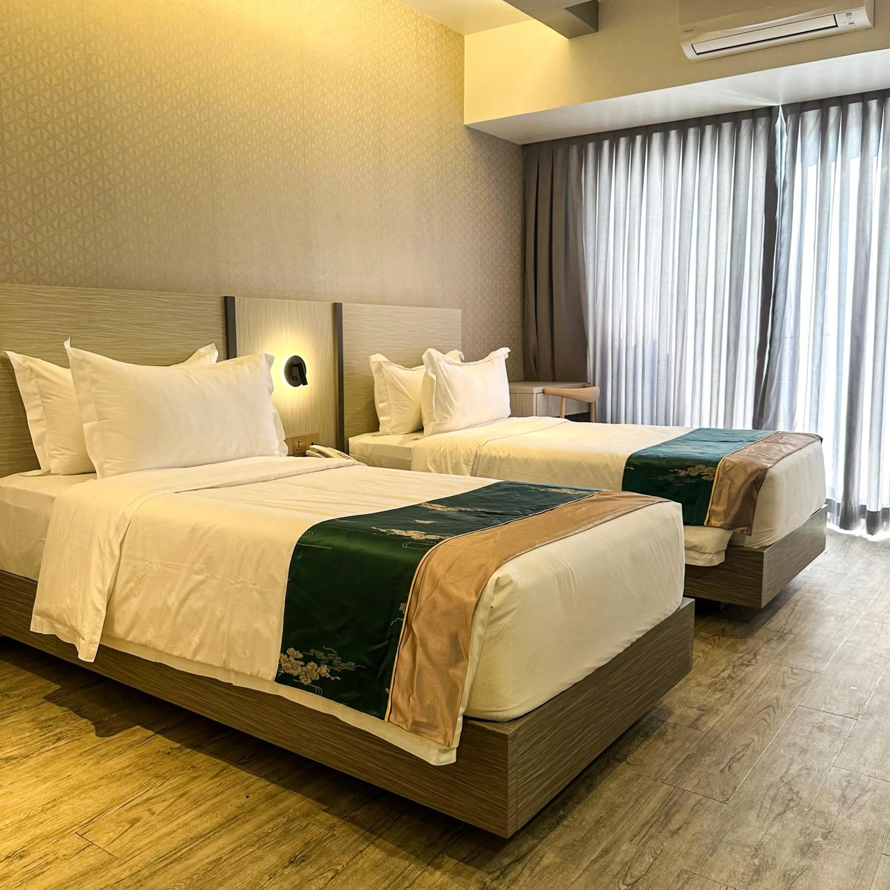 Bed in Badsbrotel Suites