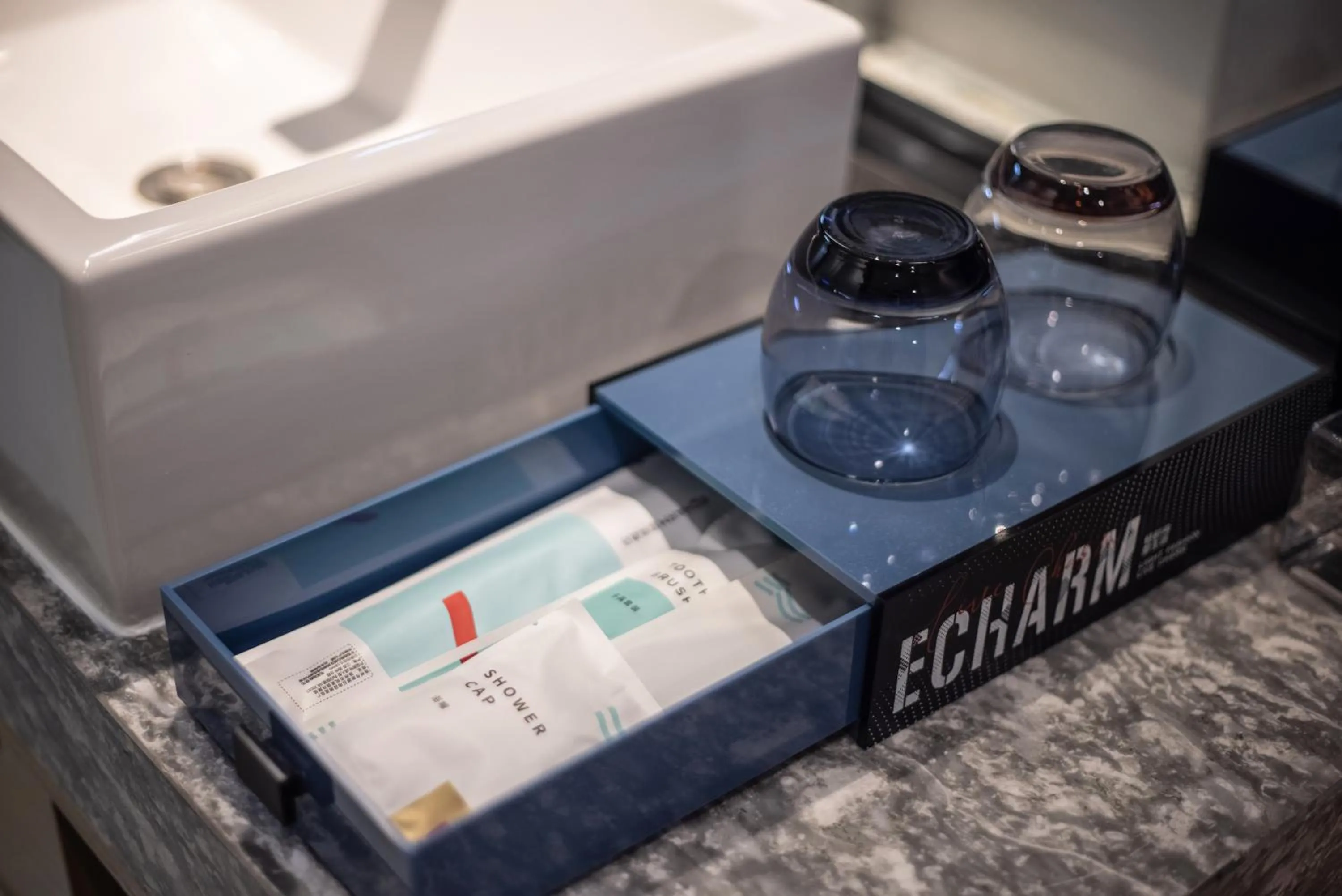 Bathroom in Echarm Hotel Nanning the MixC Exhibition Center Metro Station