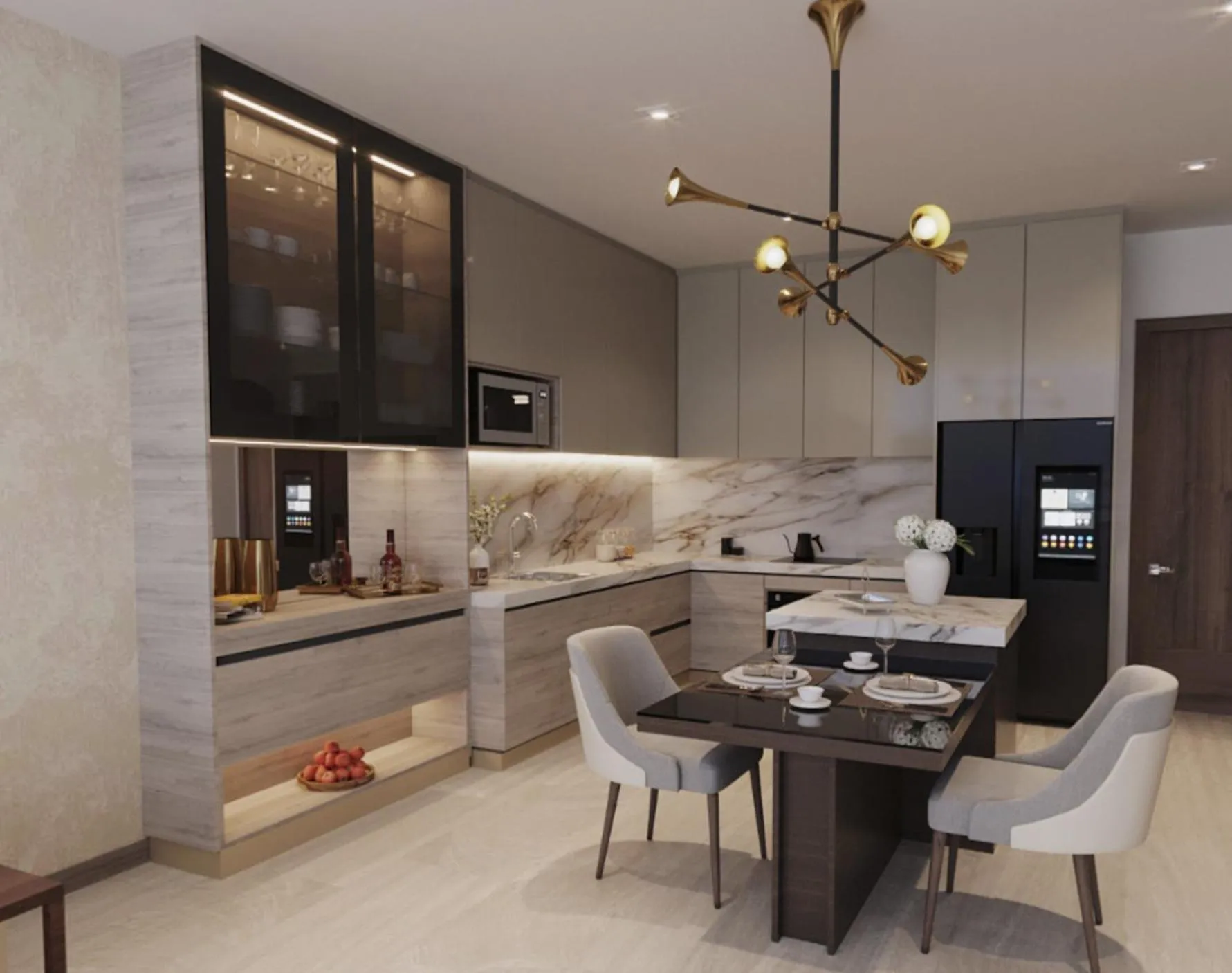 Kitchen or kitchenette in New Coliving Ecuador Luxury Residences