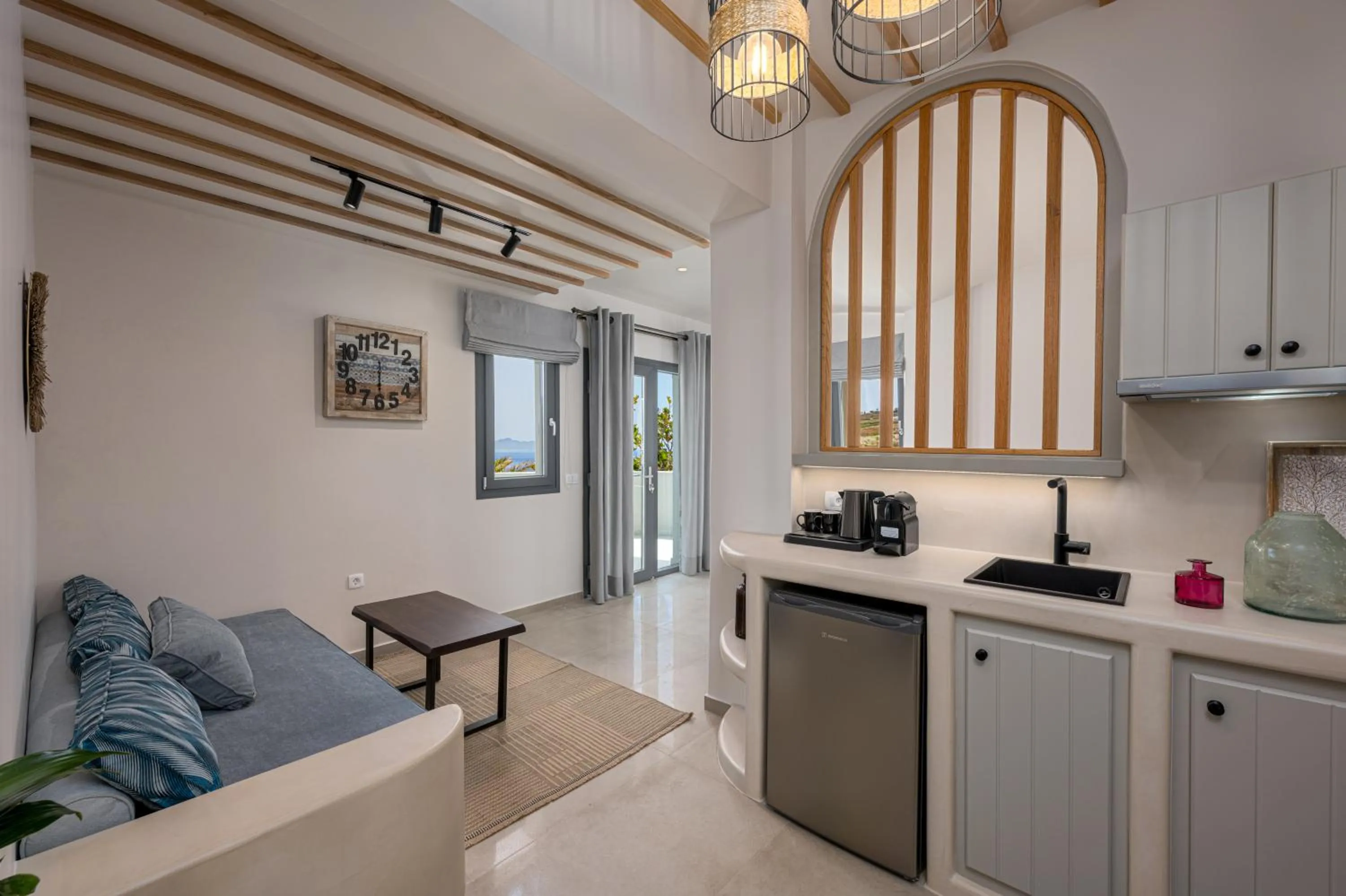 Kitchen or kitchenette in Galaria Serenity Suites