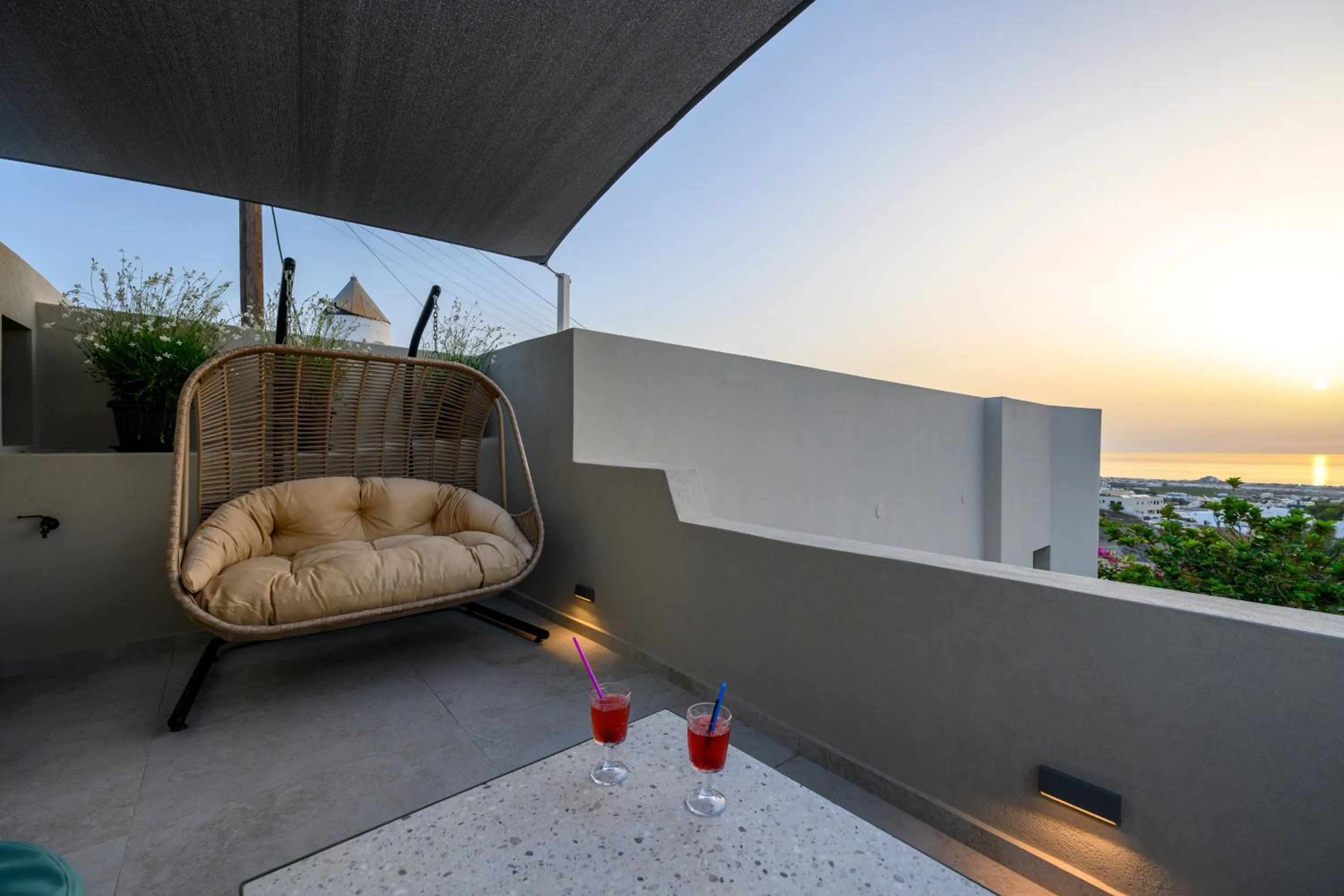 Sunset in Galaria Serenity Suites