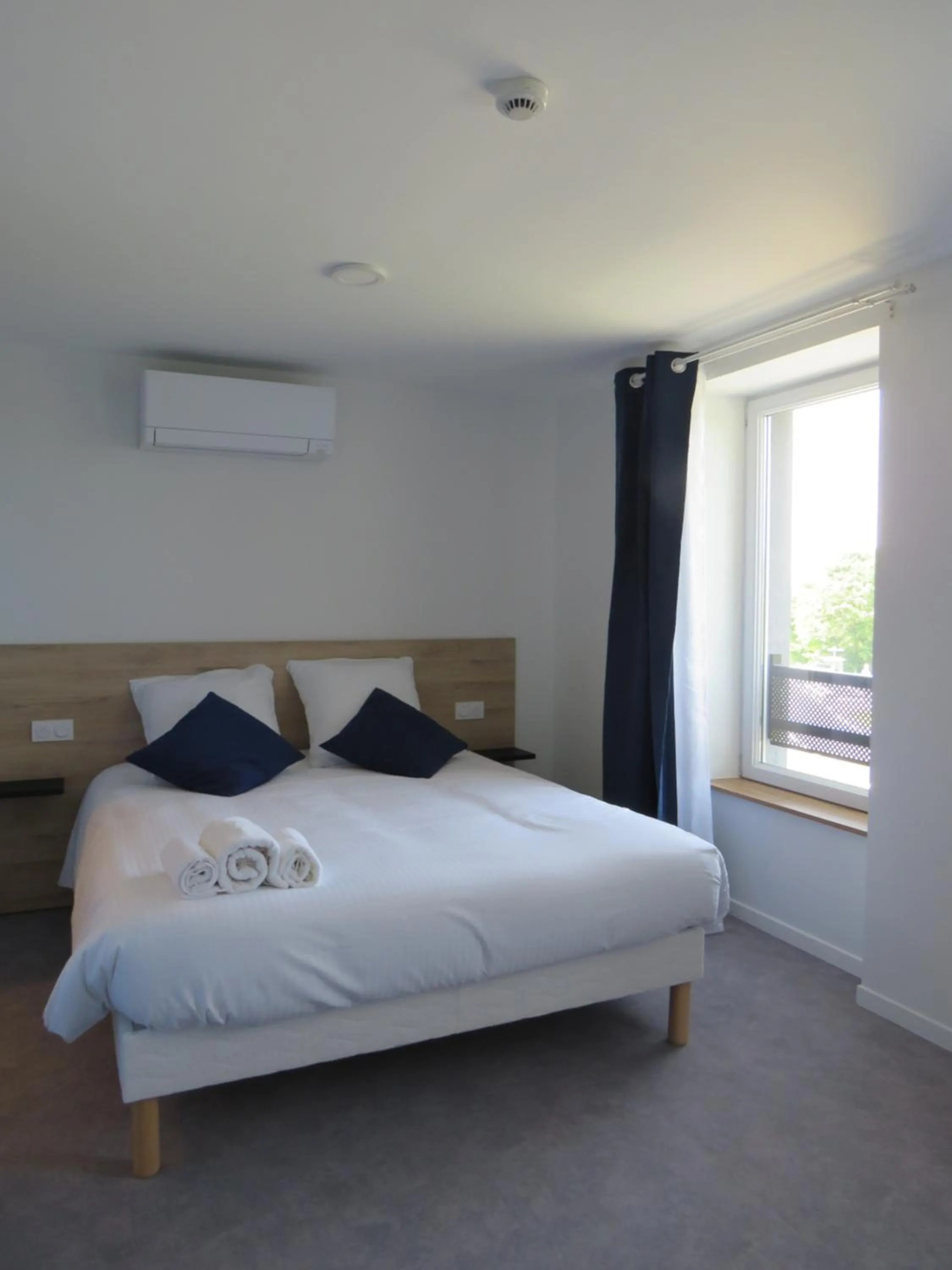 Bed in Hôtel les Jardins de Saulzet