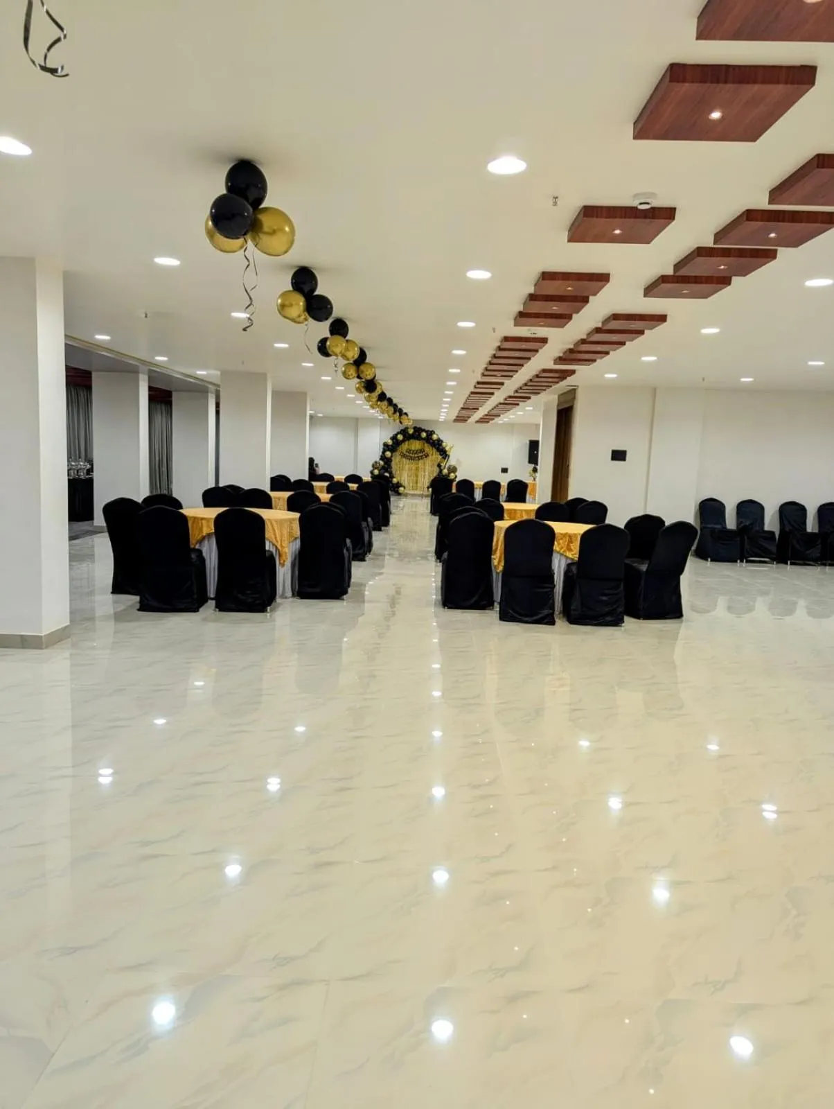 Seating area in Hotel Majestic By NxtJen Hospitality