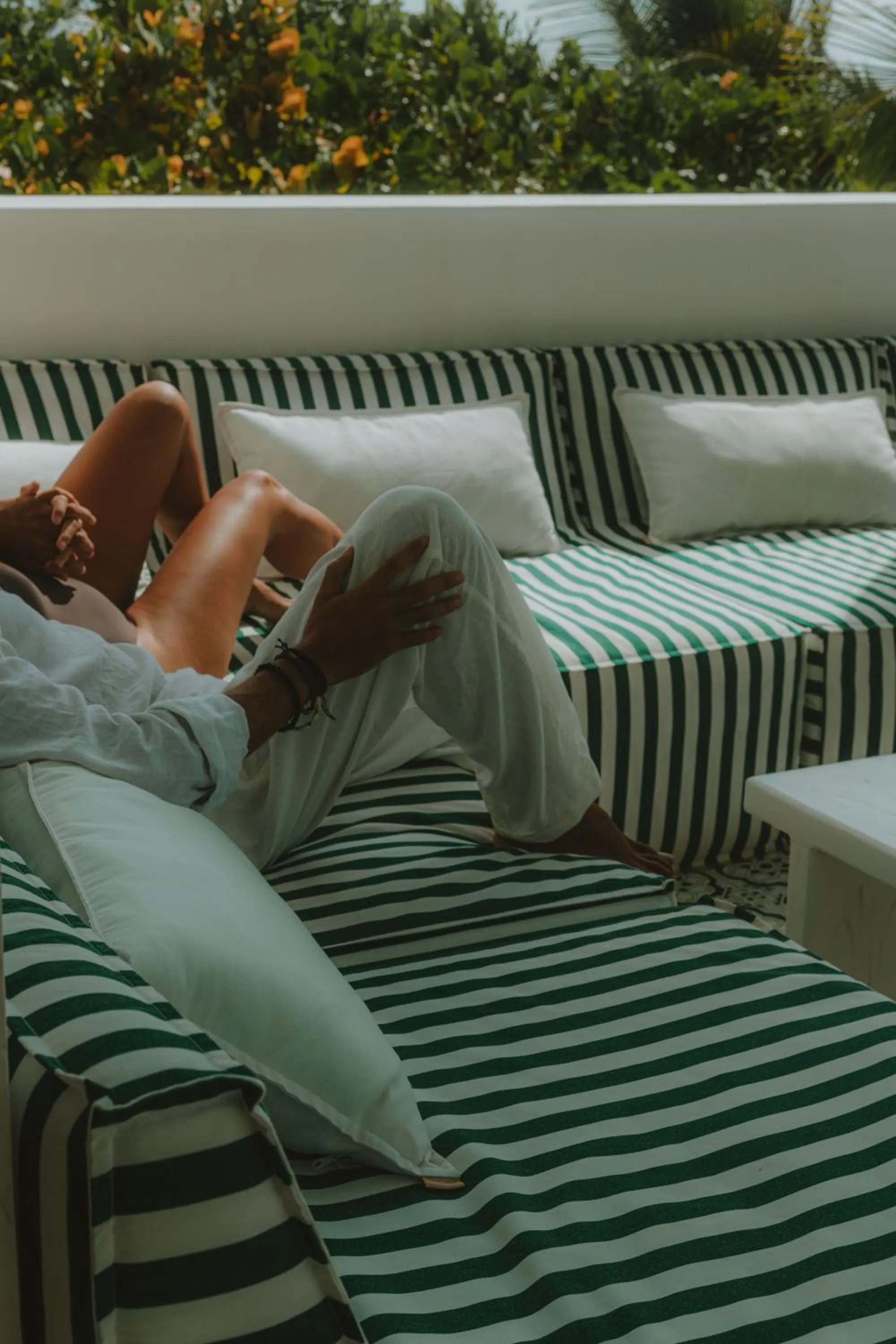 Bed in Sana Tulum Beachfront Boutique Hotel