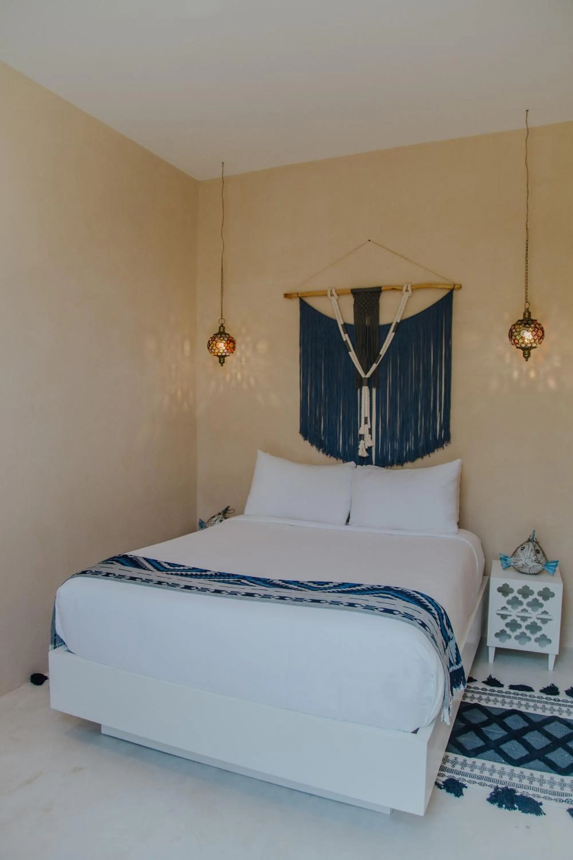 Bed in Sana Tulum Beachfront Boutique Hotel