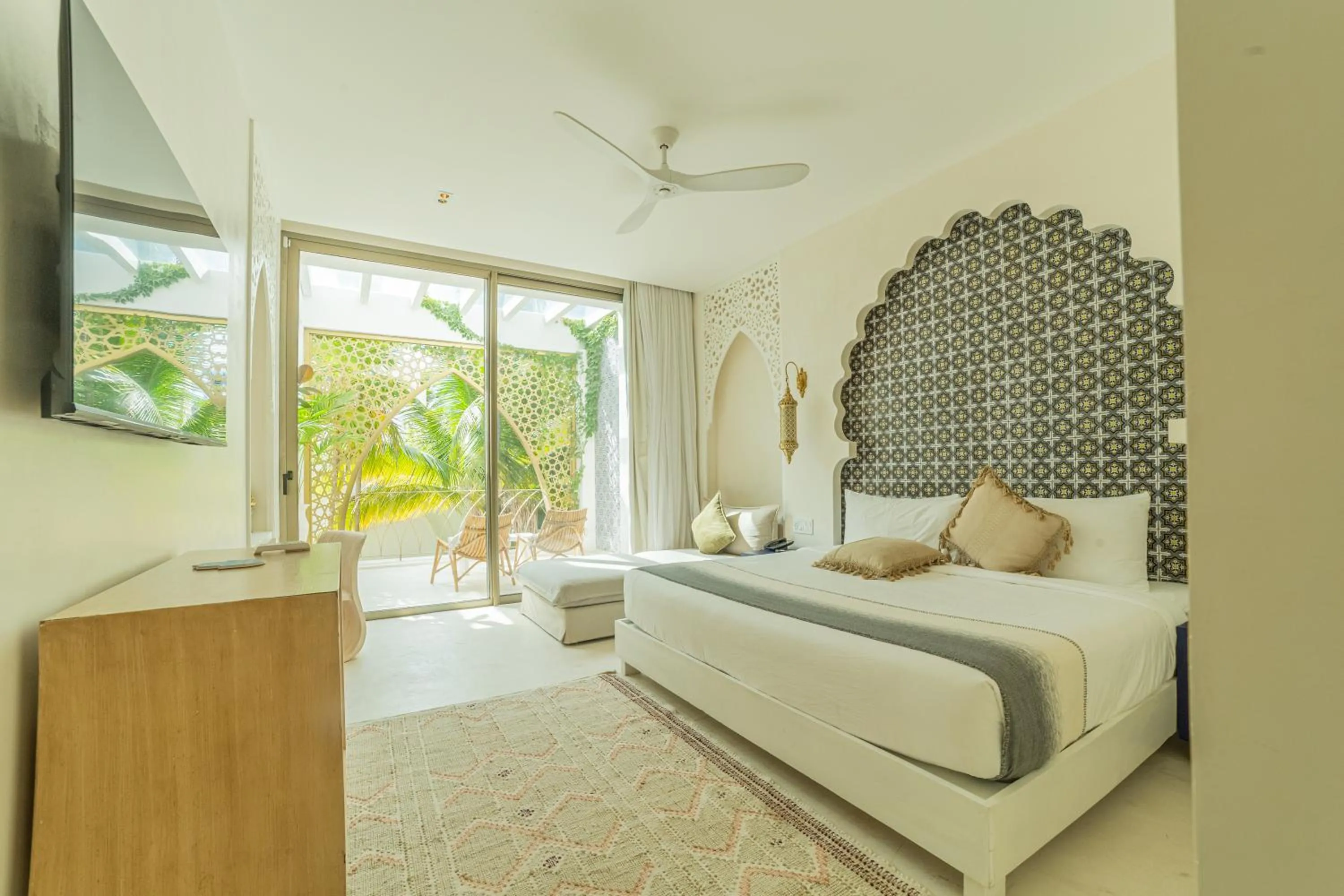 Bed in Sana Tulum Beachfront Boutique Hotel
