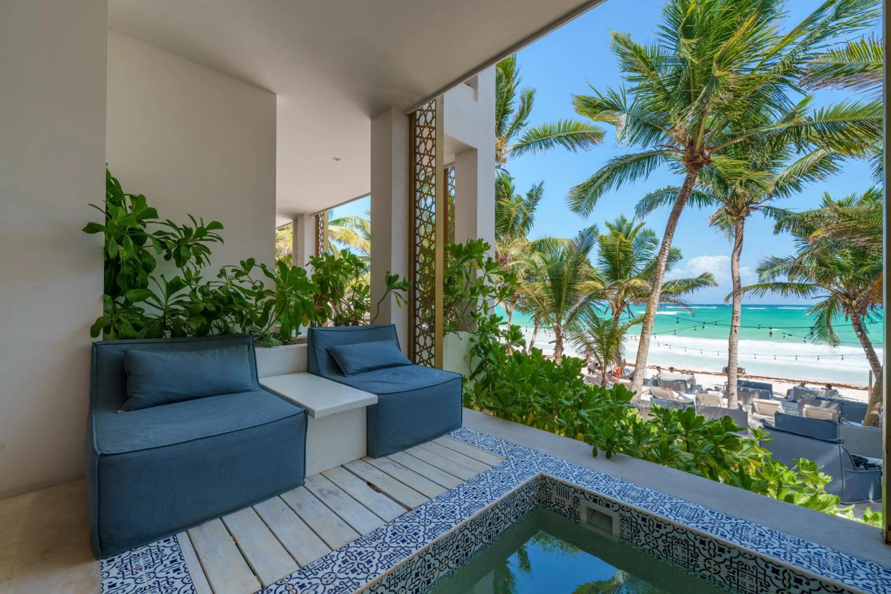 Balcony/Terrace in Sana Tulum Beachfront Boutique Hotel