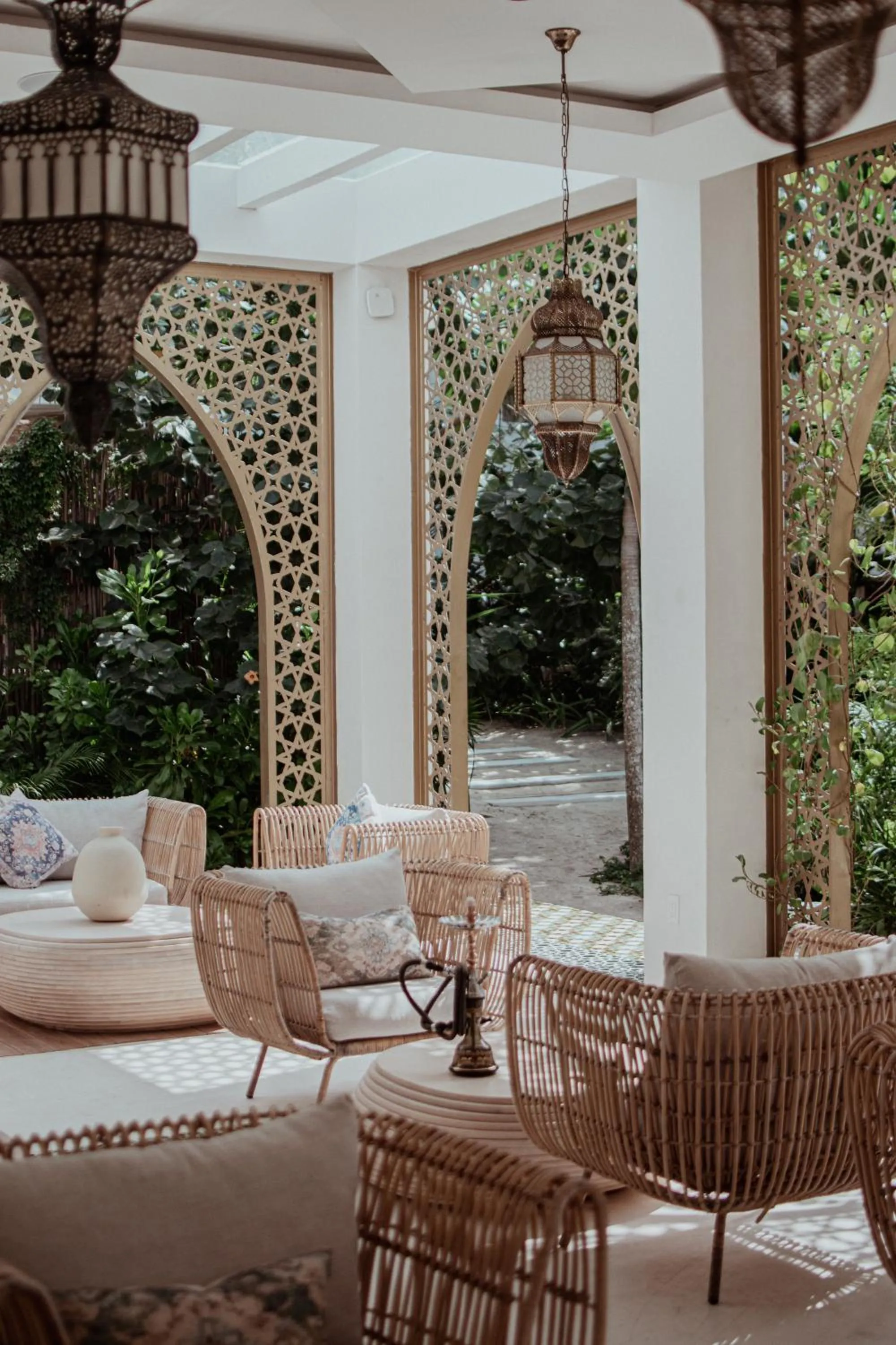 Patio in Sana Tulum Beachfront Boutique Hotel