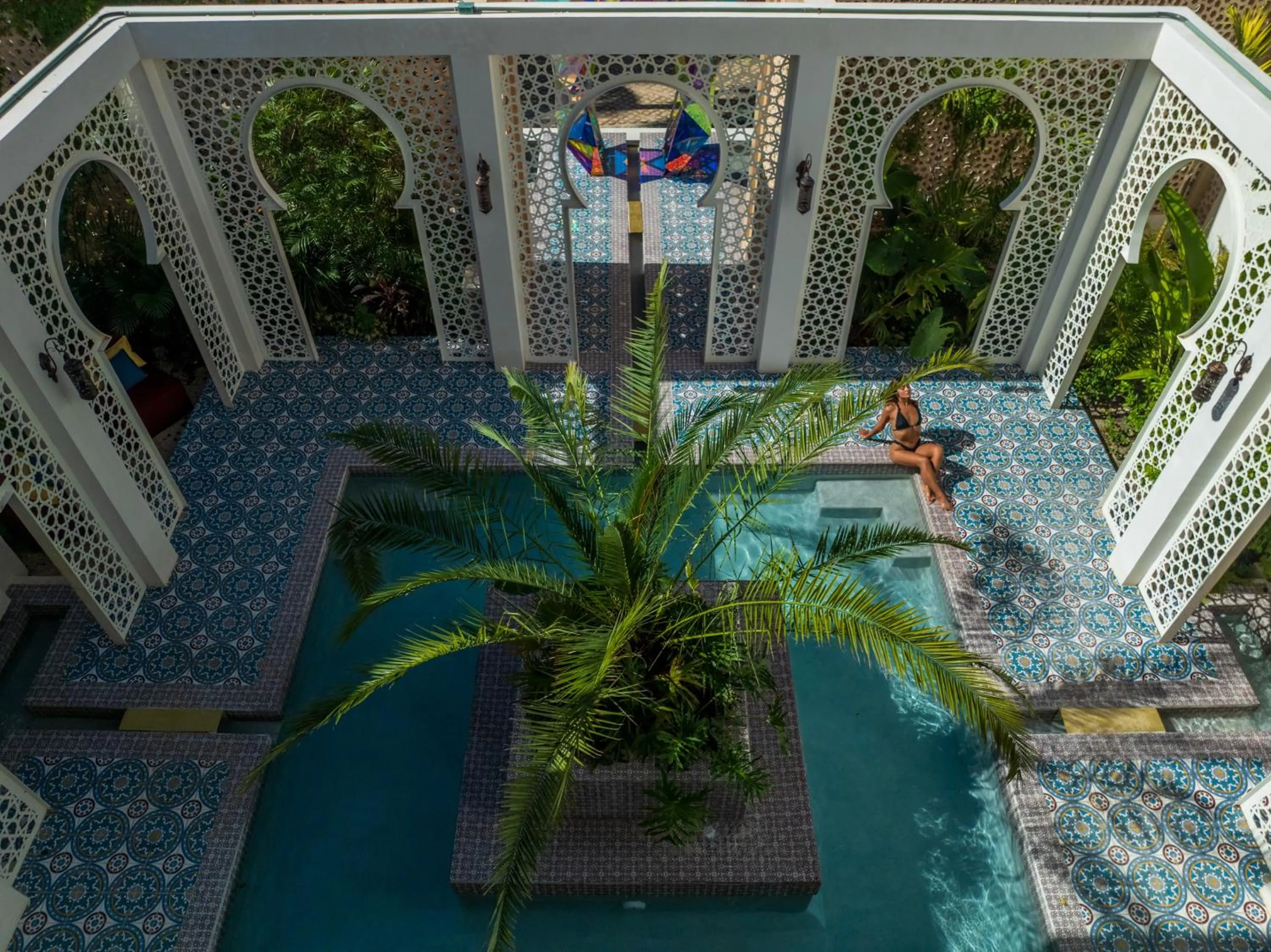 Patio in Sana Tulum Beachfront Boutique Hotel