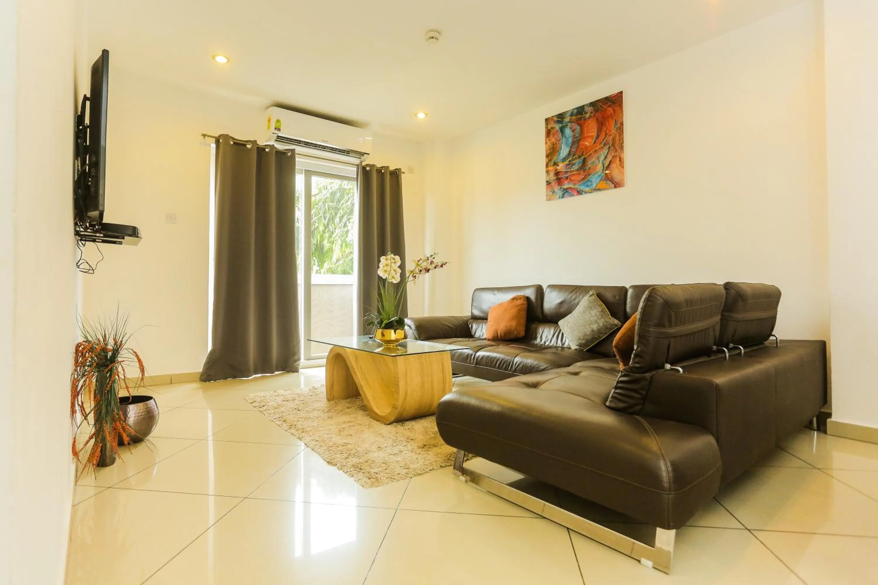 Living room in Accra Luxury Apartments at Clifton Place