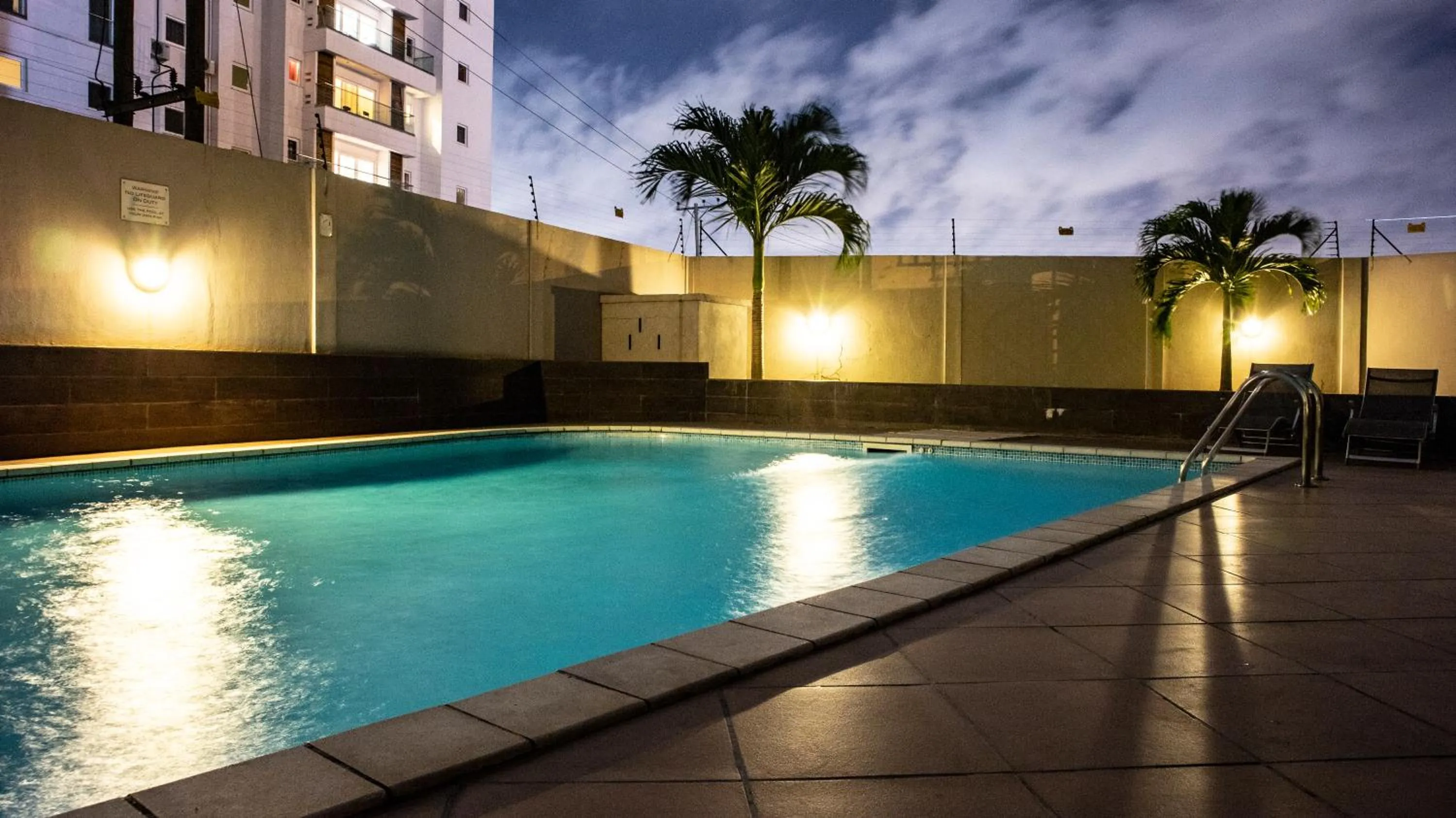 Swimming pool in Accra Luxury Apartments at Clifton Place