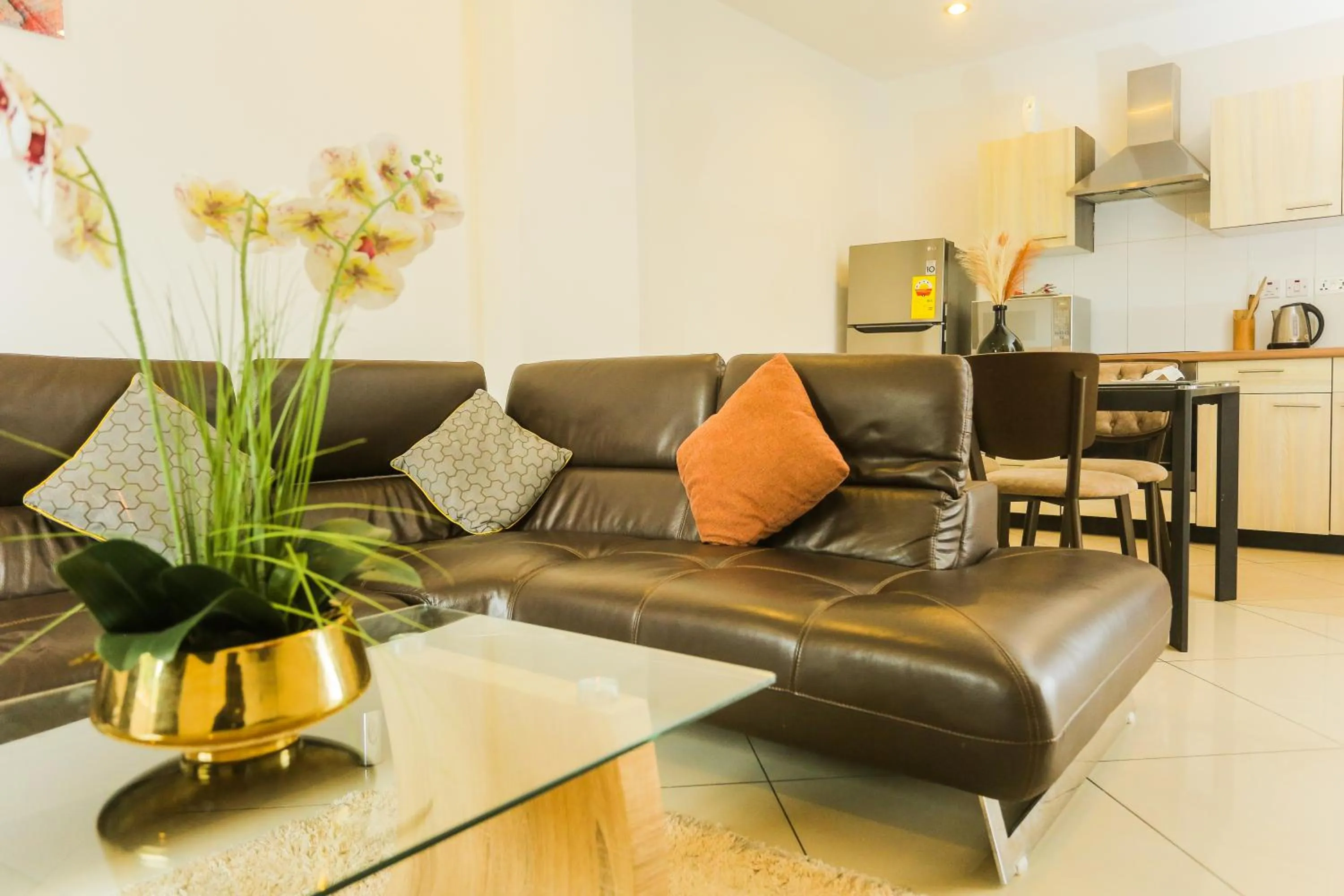 Living room in Accra Luxury Apartments at Clifton Place