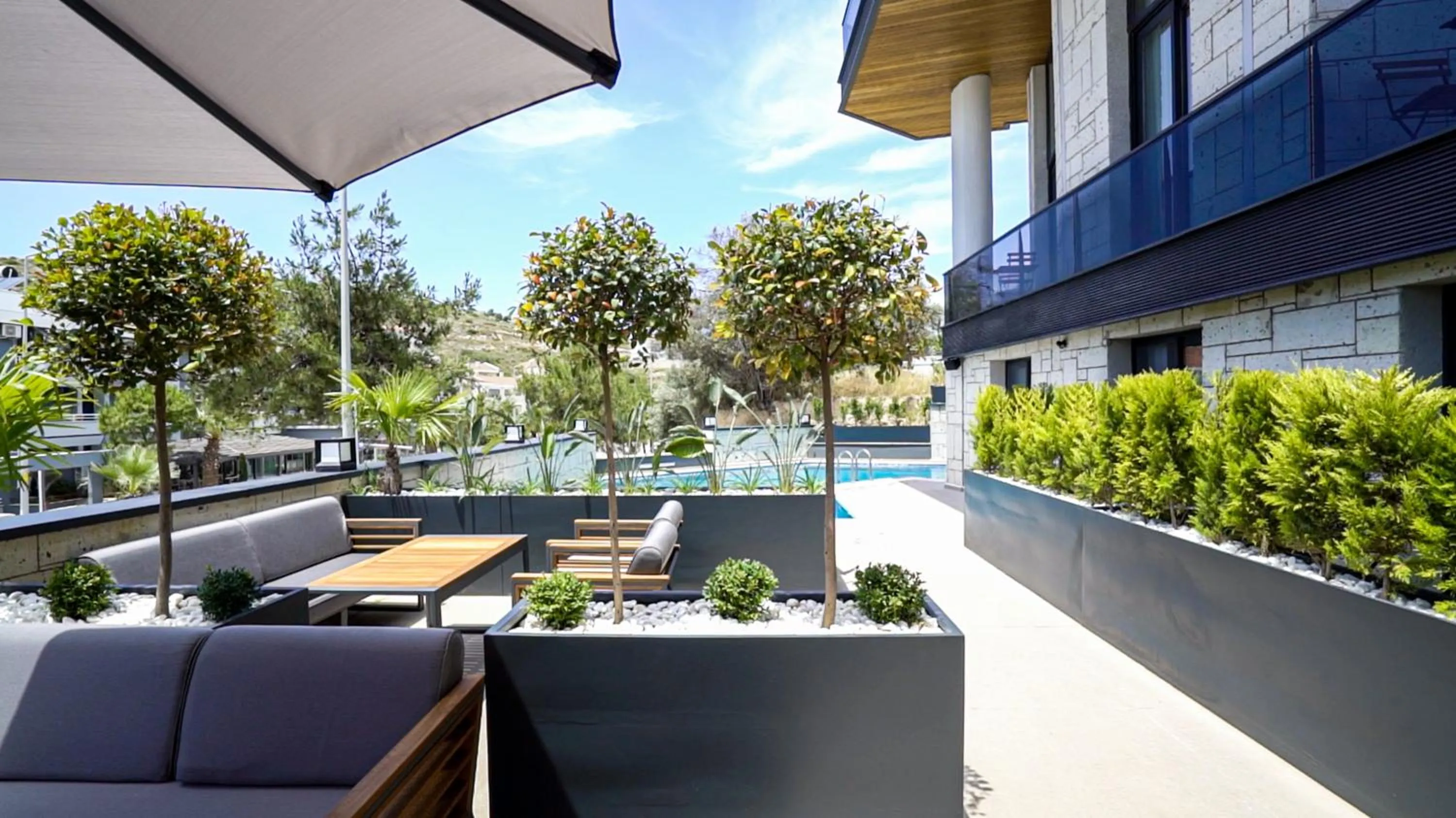 Swimming pool in Ayayorgi Homes