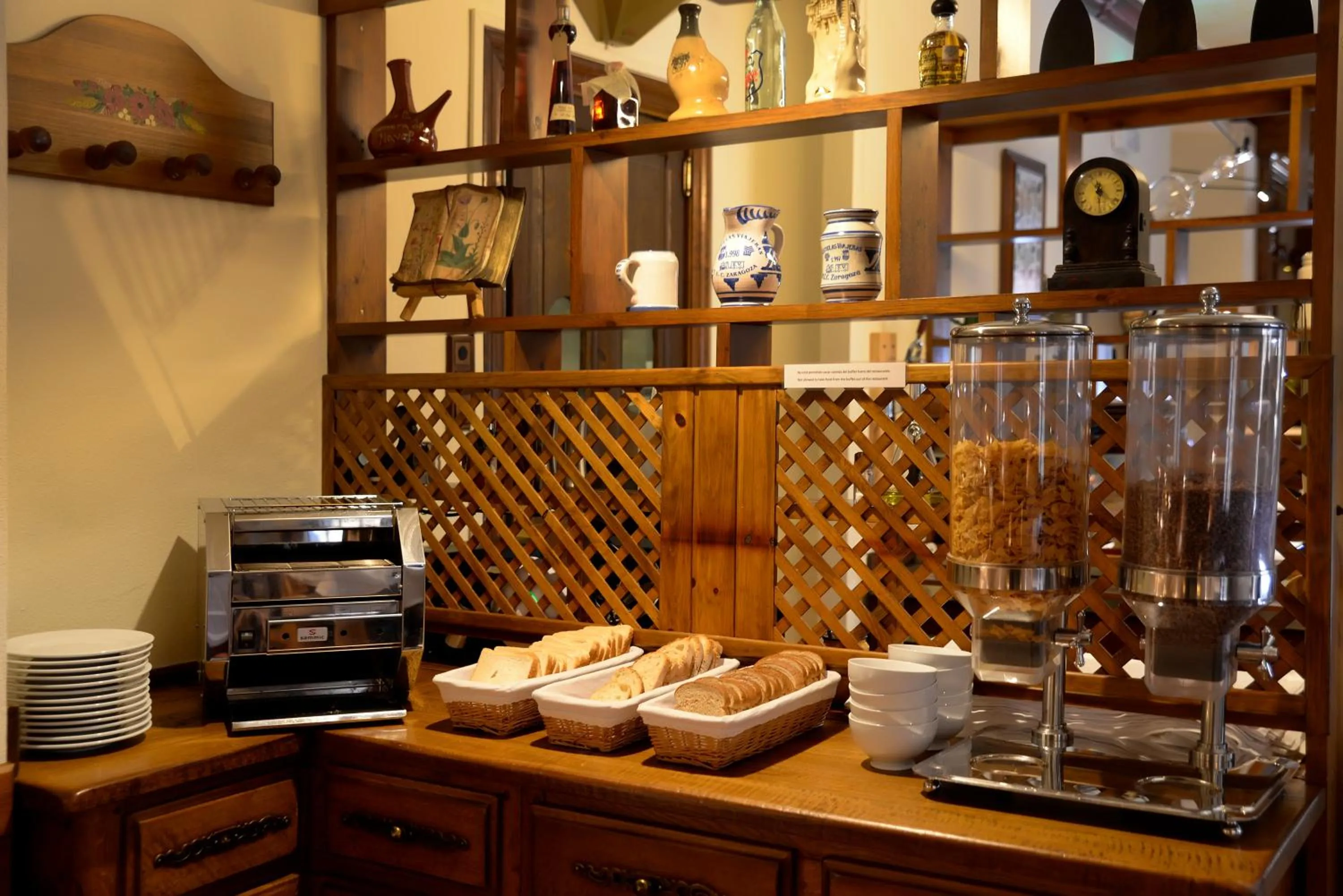 Buffet breakfast in Hotel Pradas Ordesa