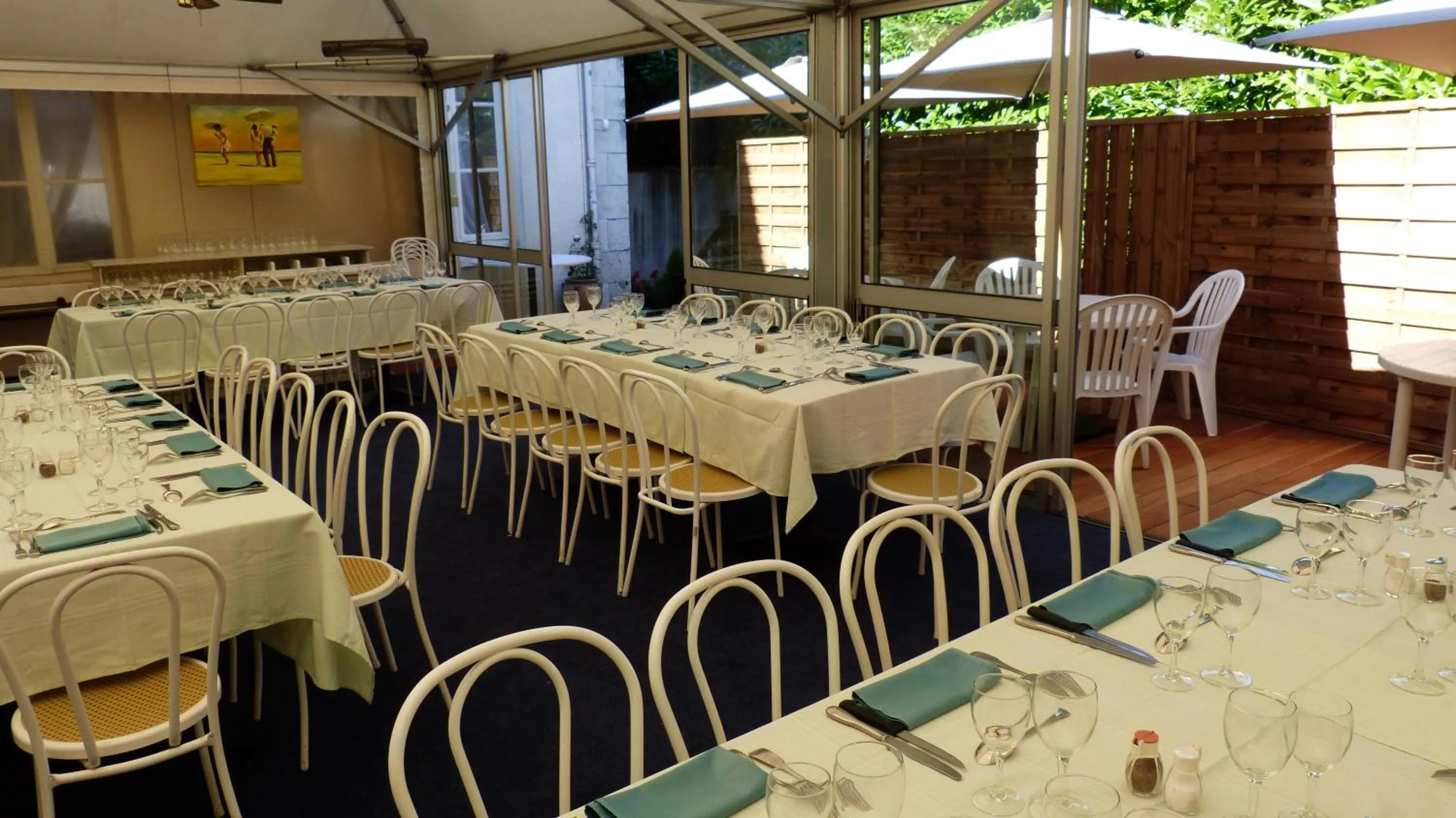 Balcony/Terrace in Hôtel Restaurant "Le Relais"