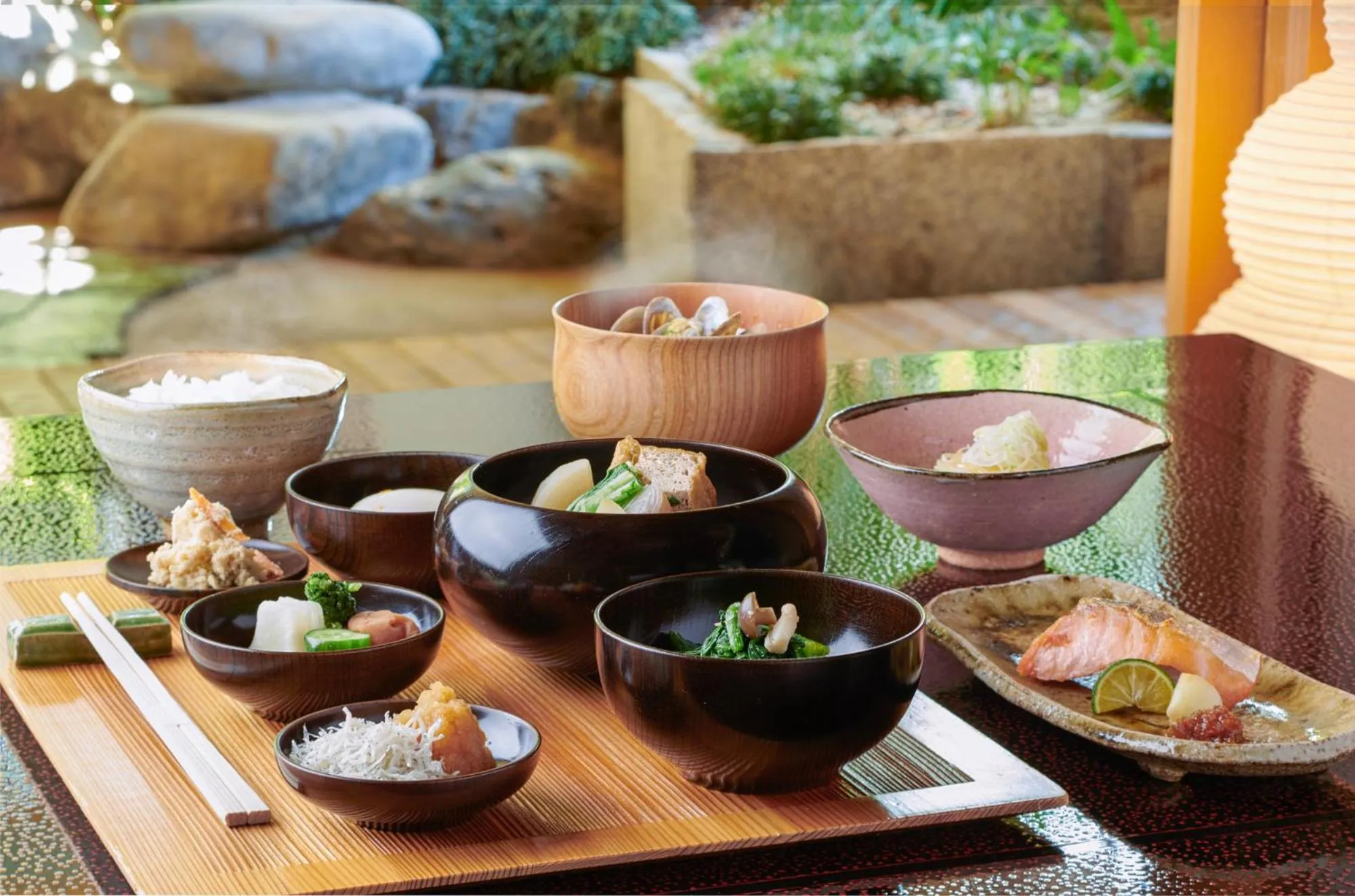 Asian breakfast in Araya Totoan