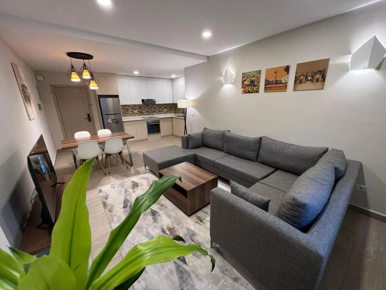 Seating area in Addis Ville Hotel Apartment