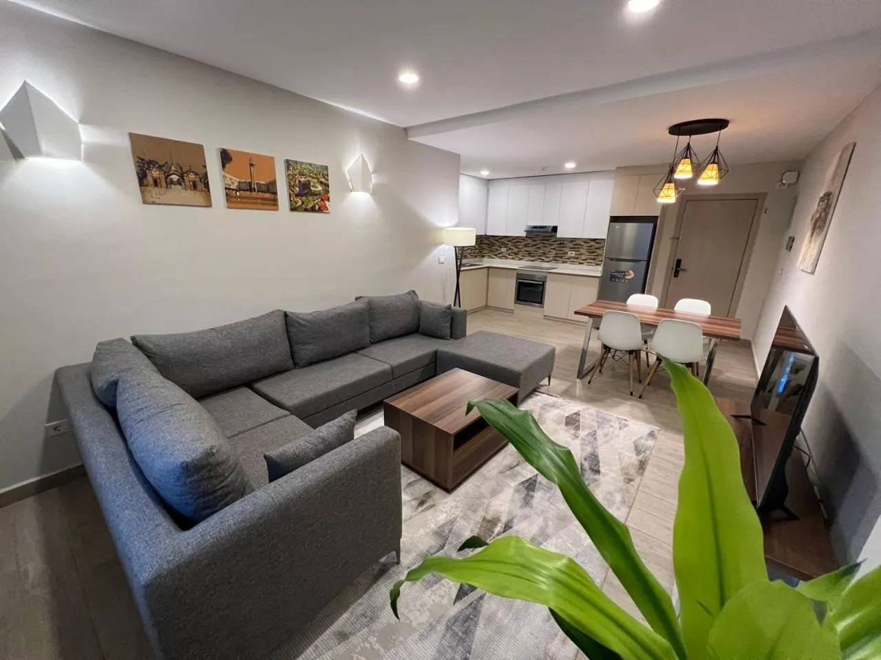 Seating area in Addis Ville Hotel Apartment